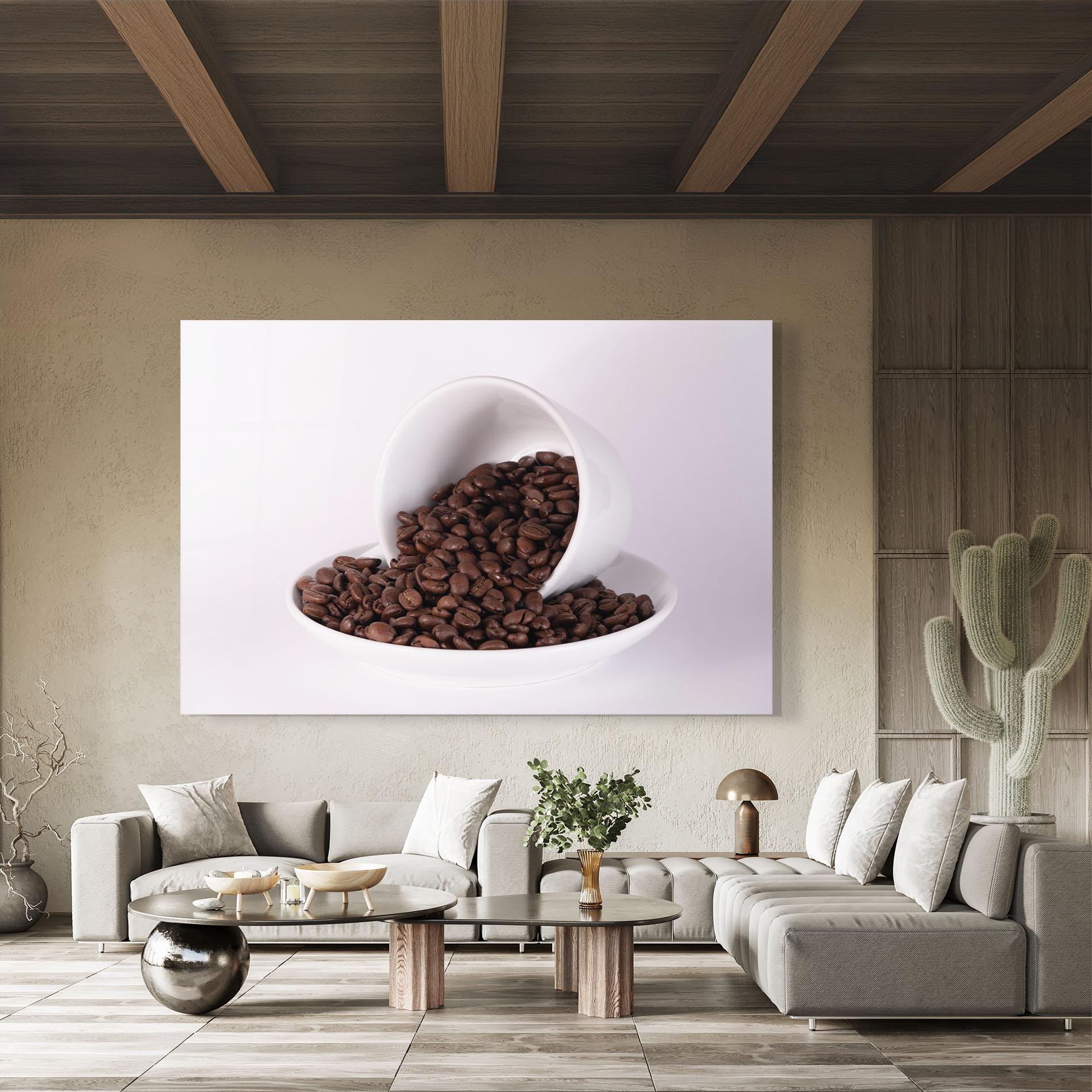 Üvegkép Bowl Of Coffee mockup 8