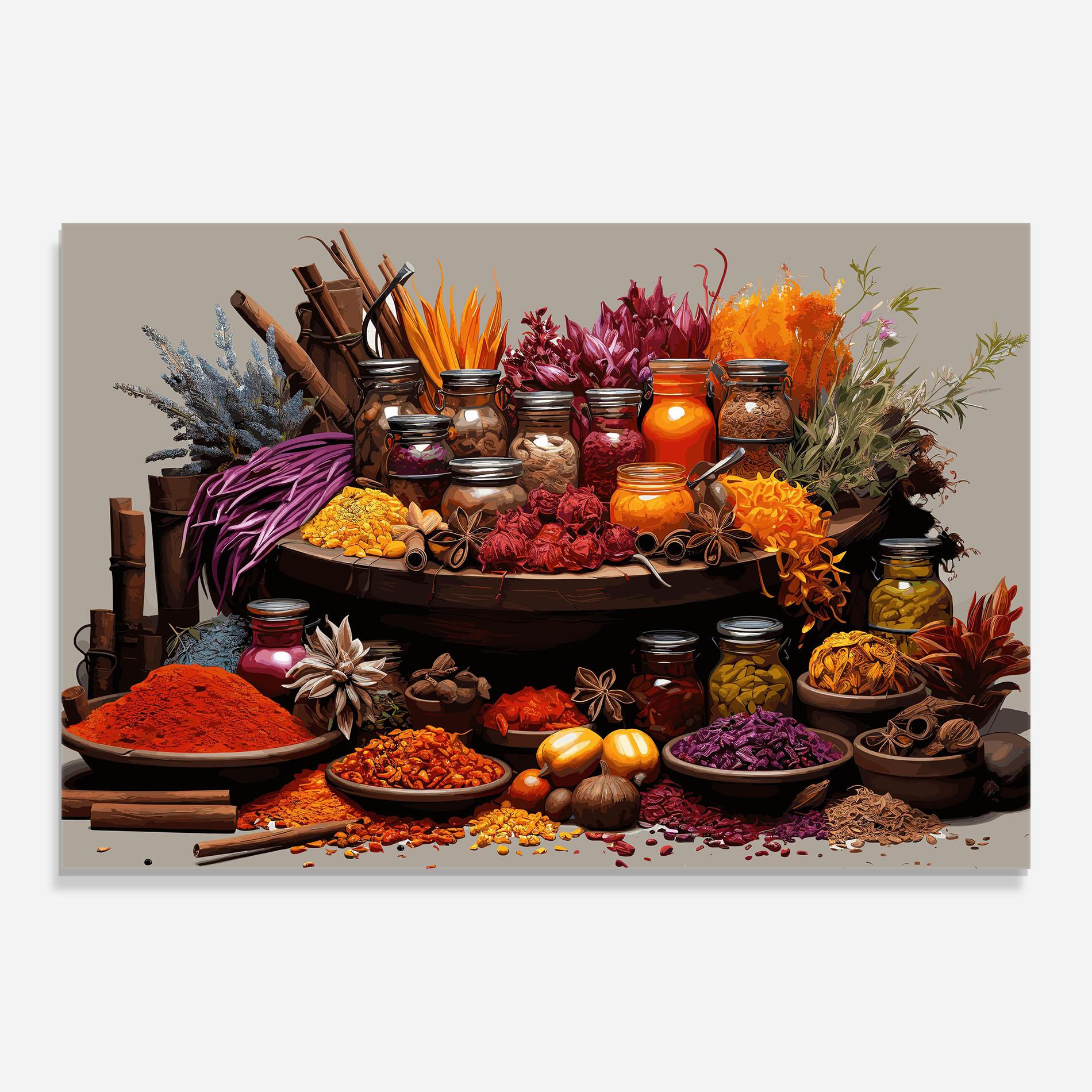 Üvegkép Autumn Seasoning mockup 0