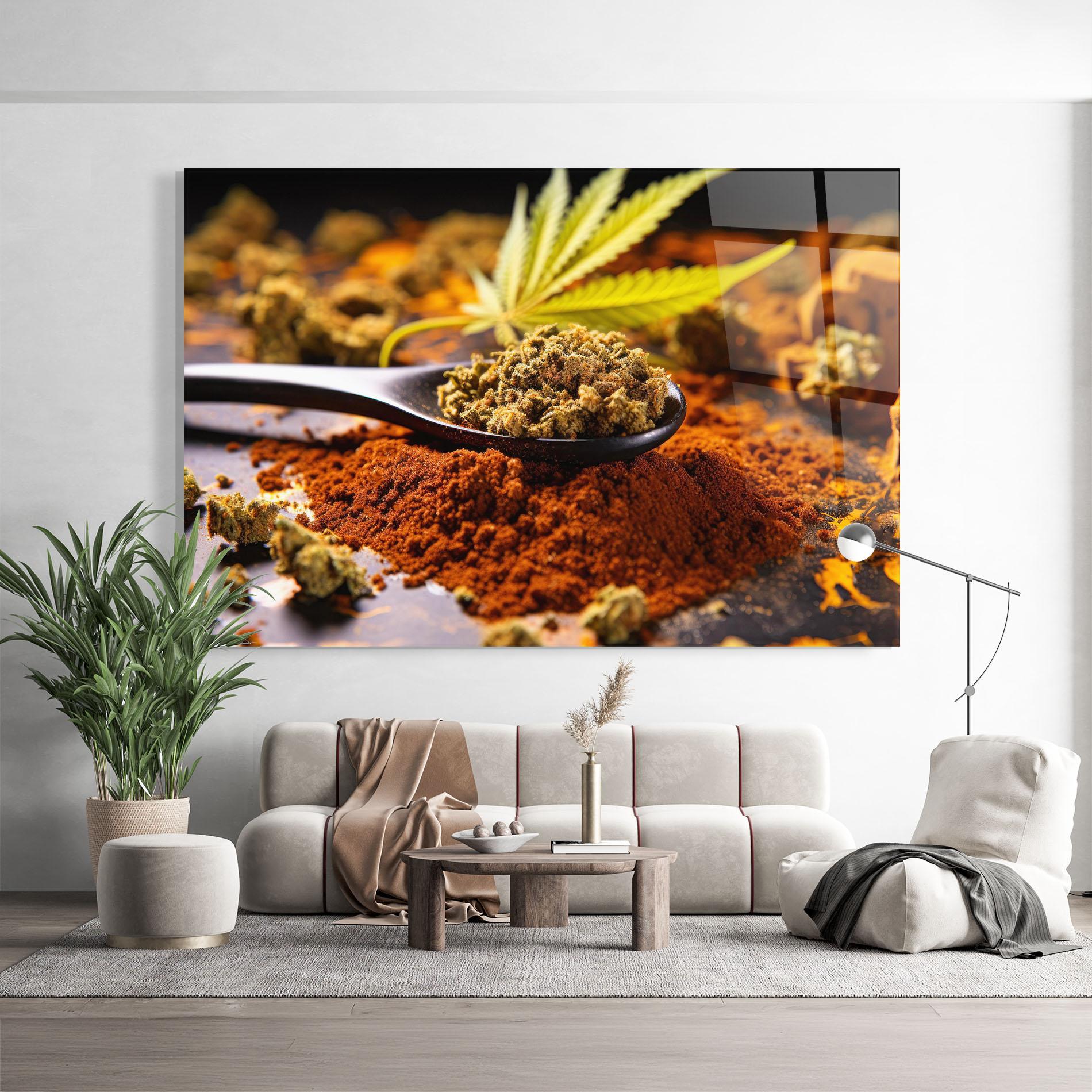Üvegkép Cannabis Seasoning mockup 9