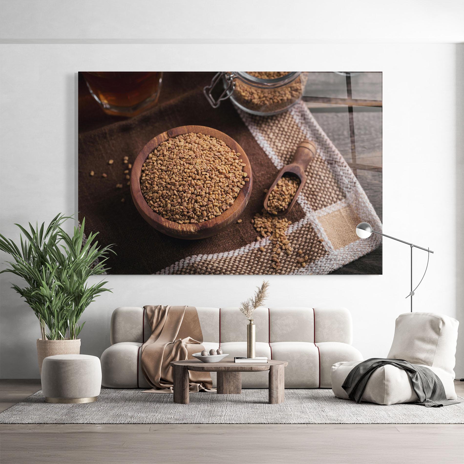 Üvegkép Dry Seeds mockup 9