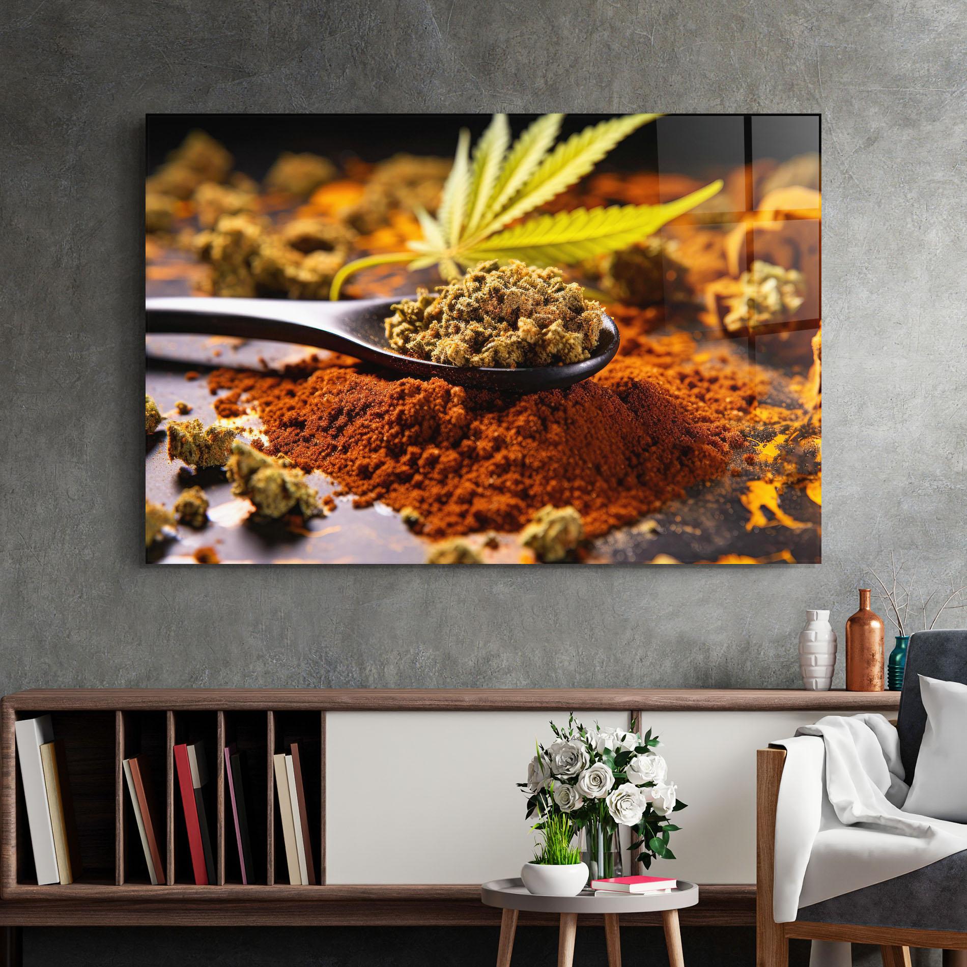 Üvegkép Cannabis Seasoning mockup 2
