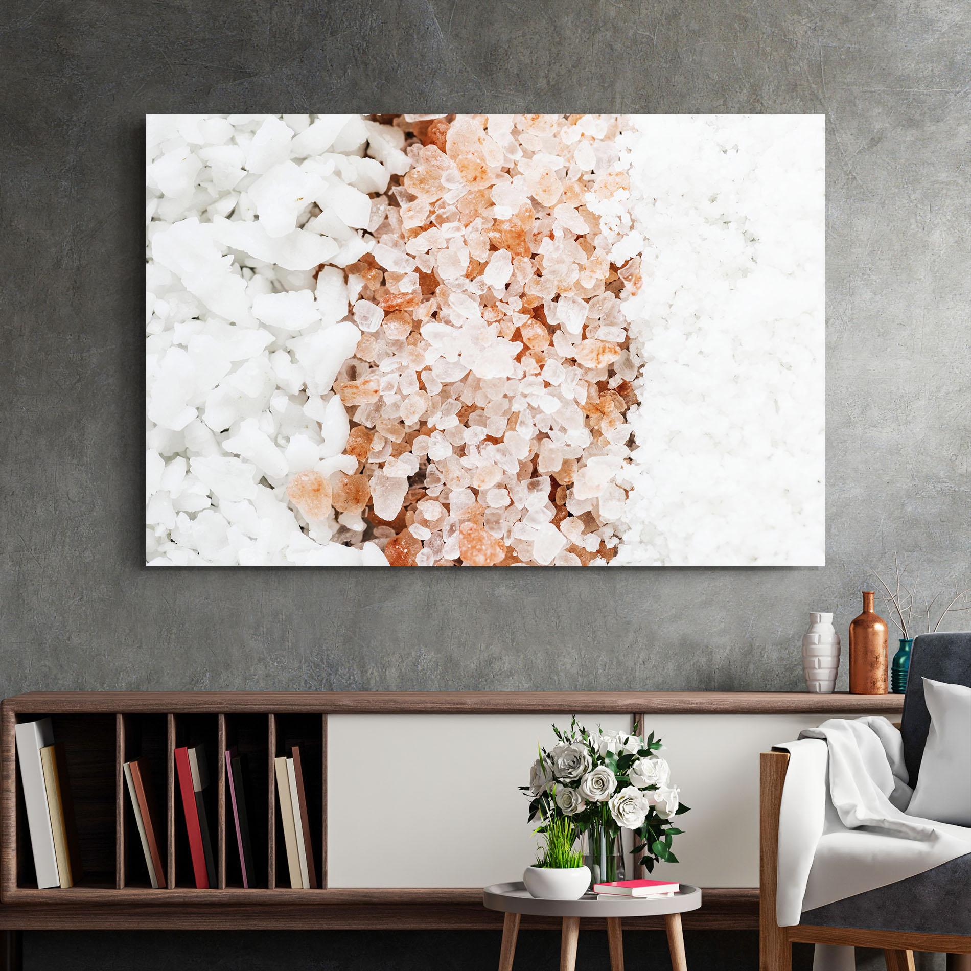 Üvegkép Closeup Mixed Salt mockup 2
