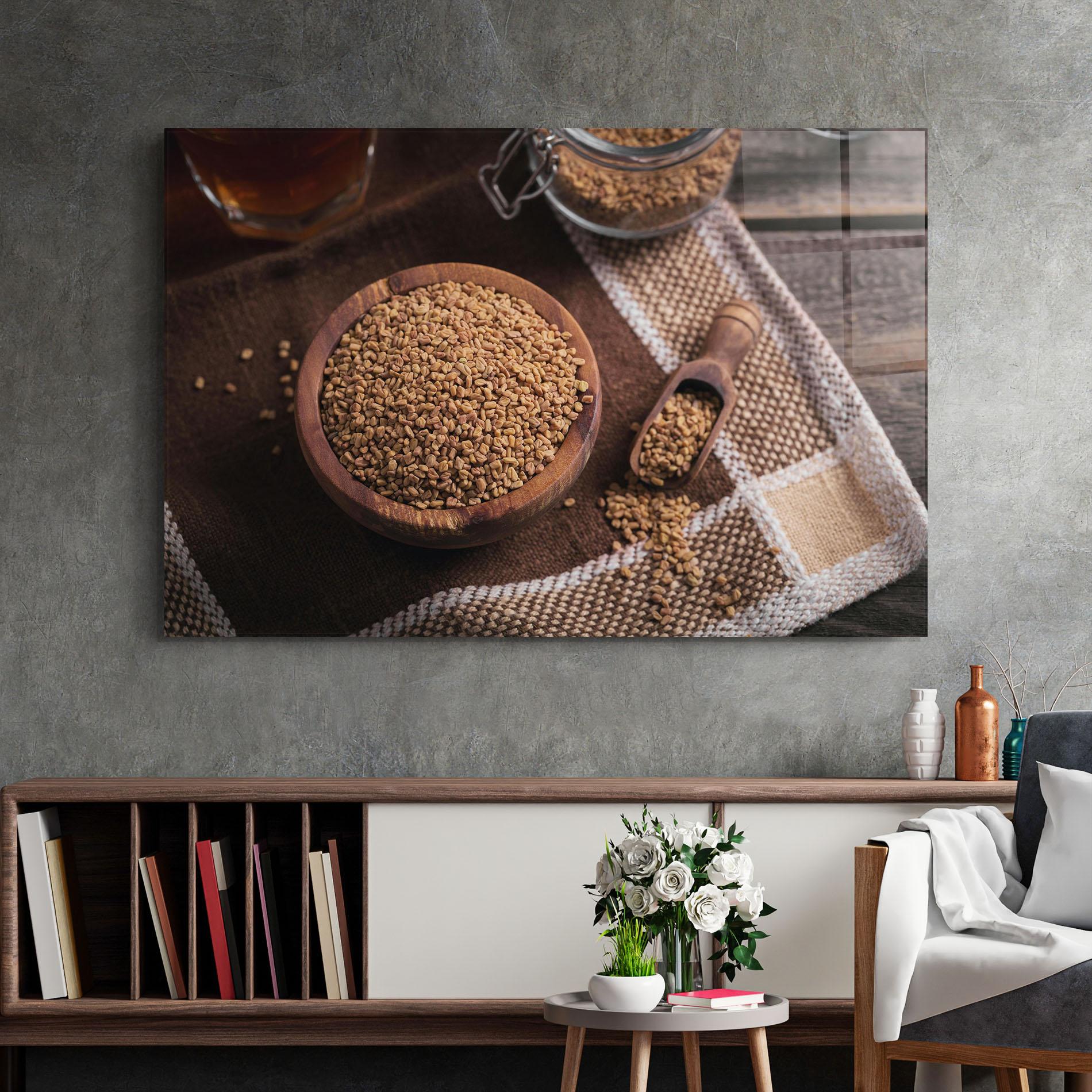 Üvegkép Dry Seeds mockup 2