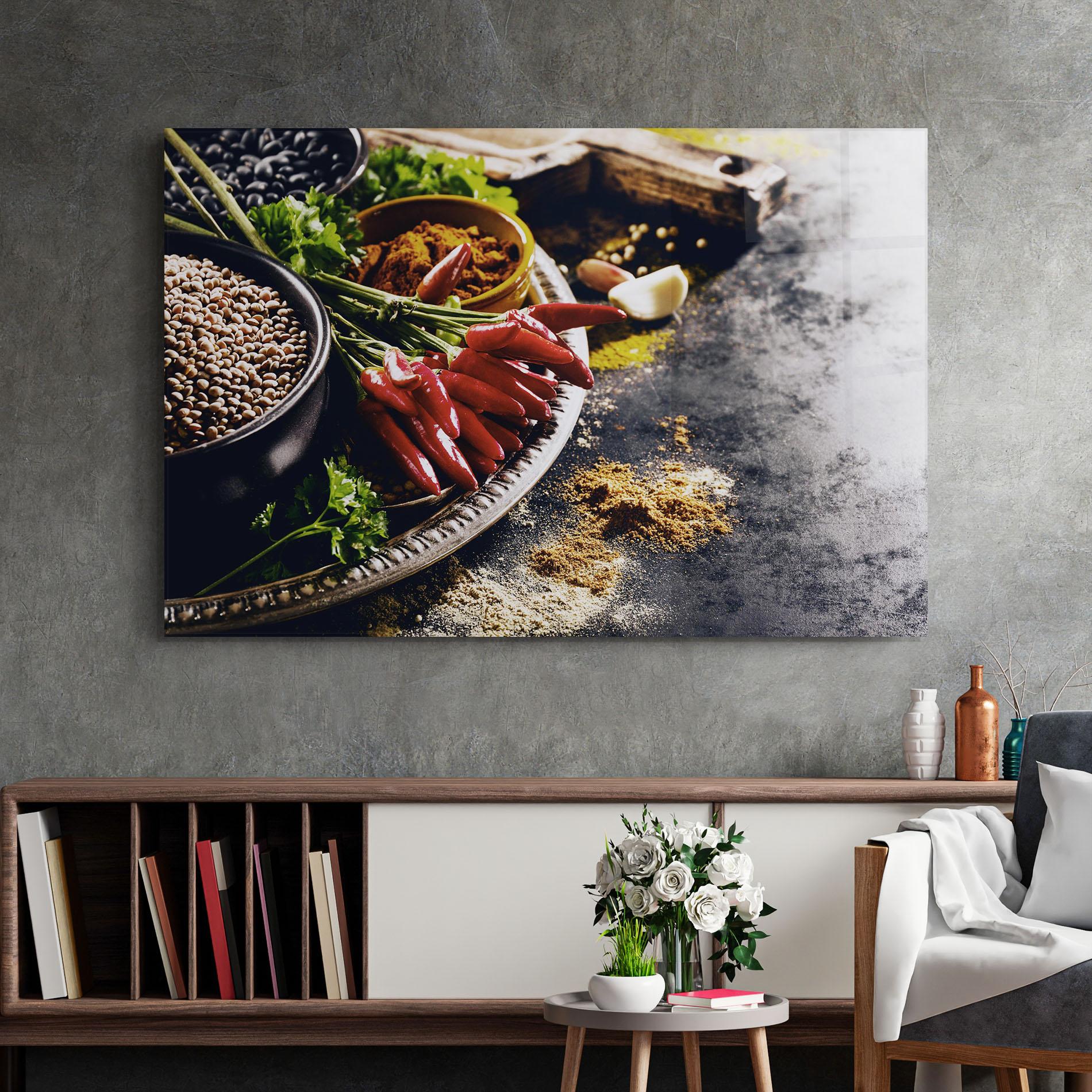 Üvegkép Grocery Spices mockup 2