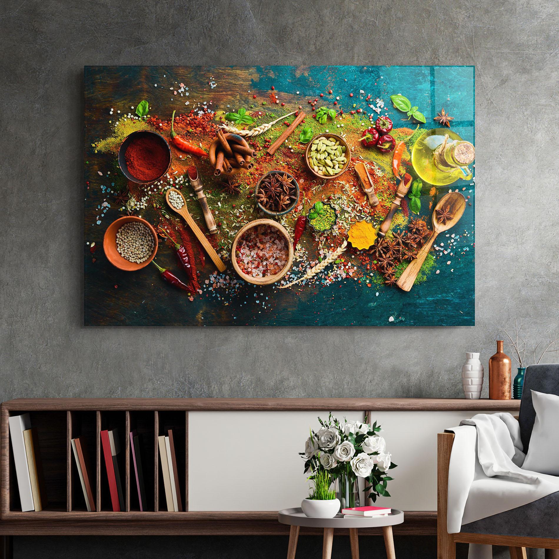 Üvegkép Seasonings Mix mockup 2