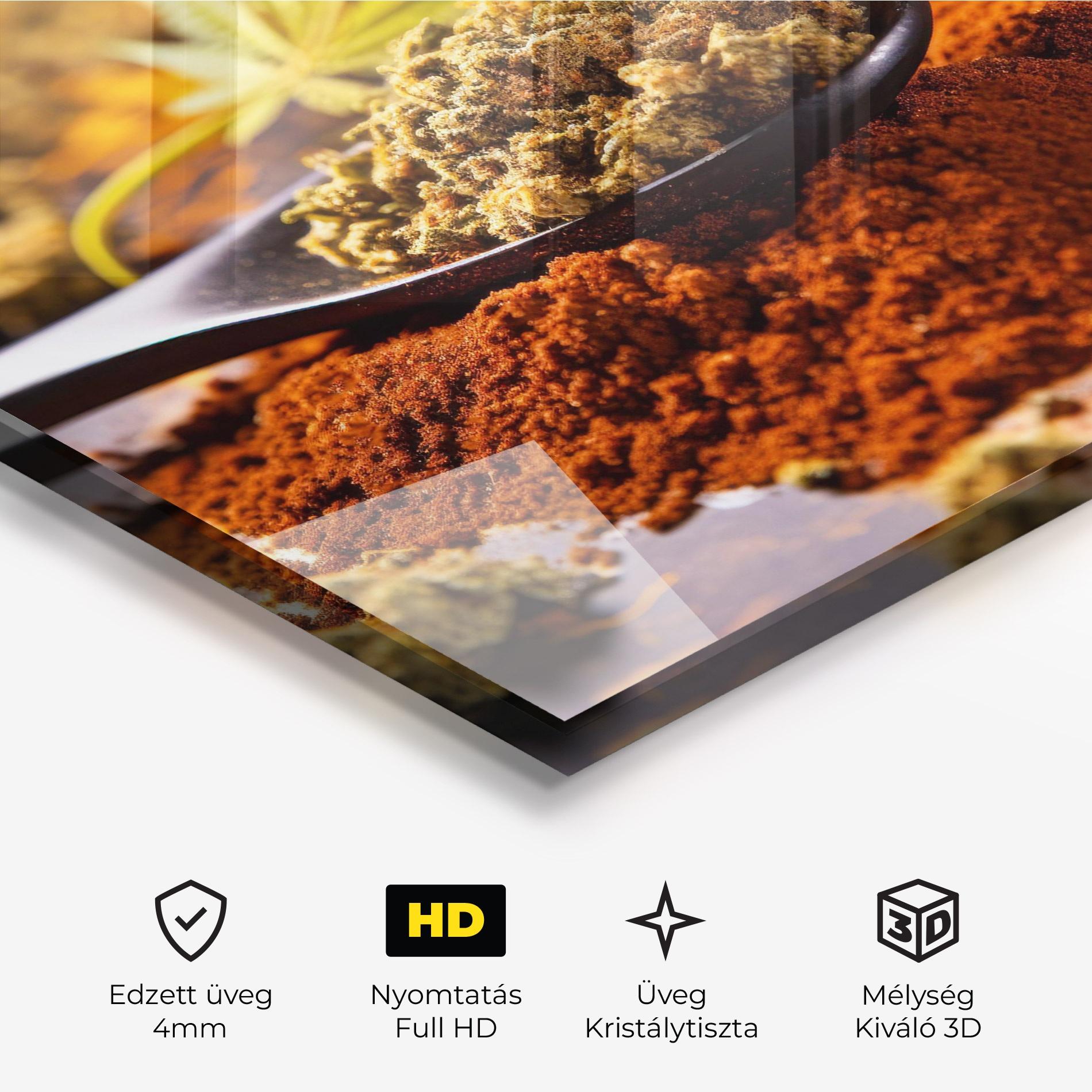 Üvegkép Cannabis Seasoning mockup 3