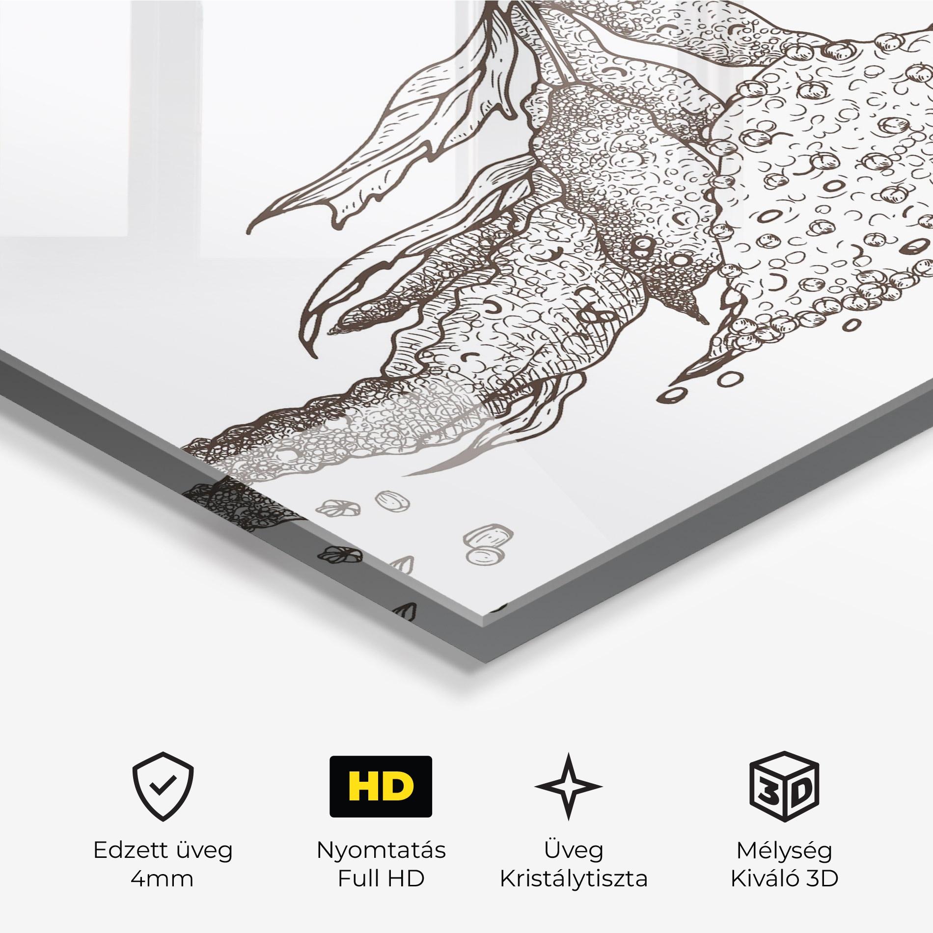 Üvegkép Fresh Seasoning mockup 3