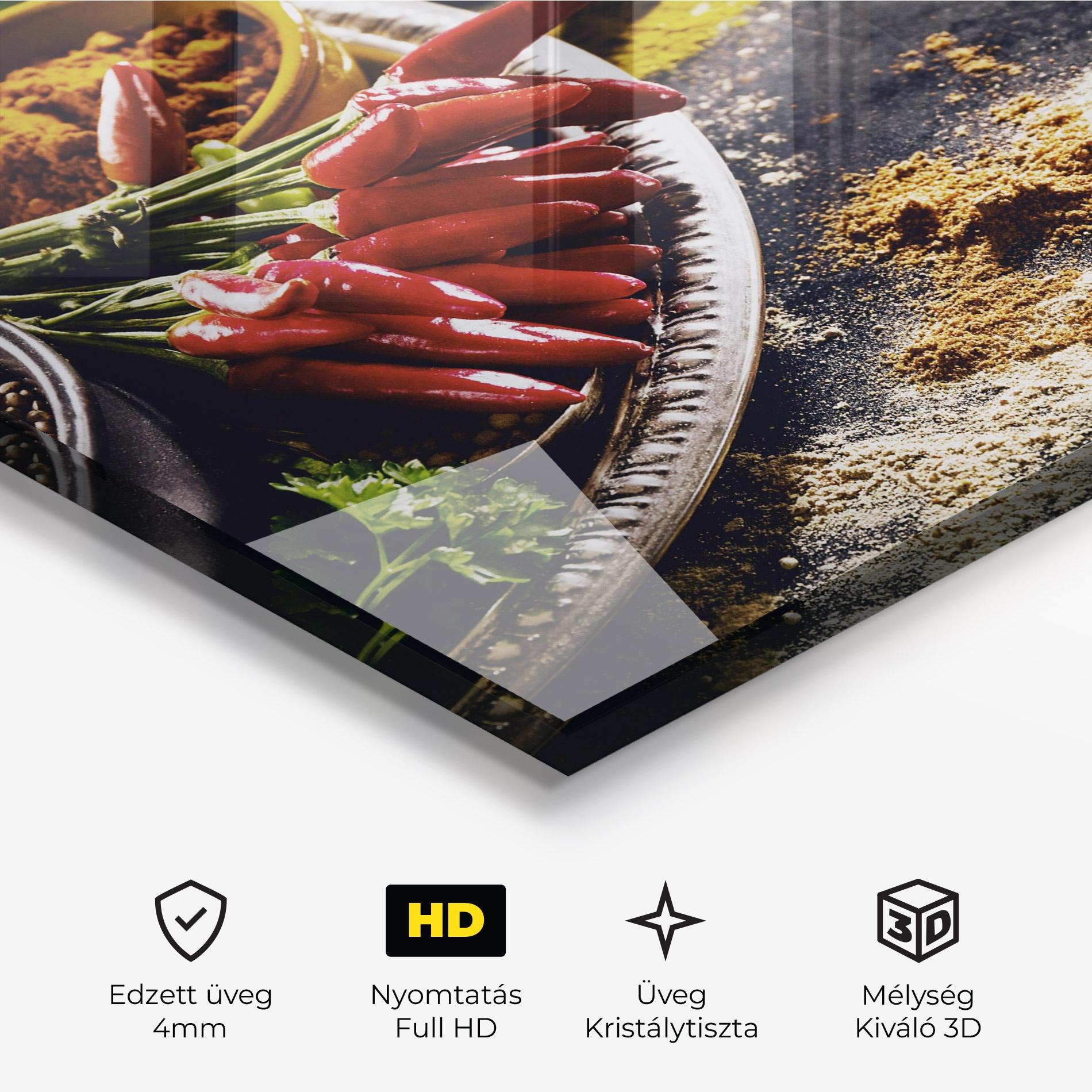 Üvegkép Grocery Spices mockup 3