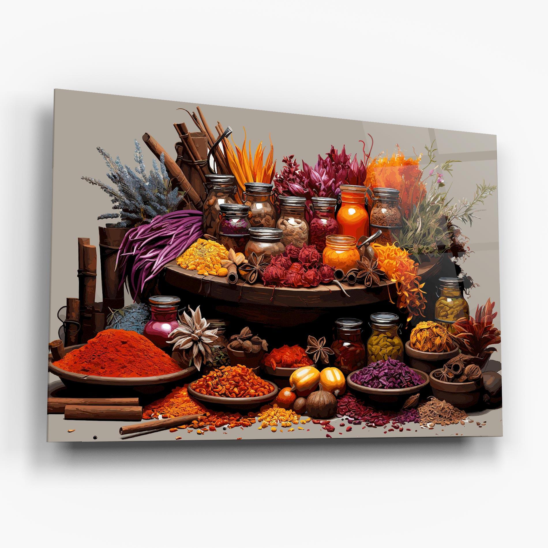 Üvegkép Autumn Seasoning mockup 6