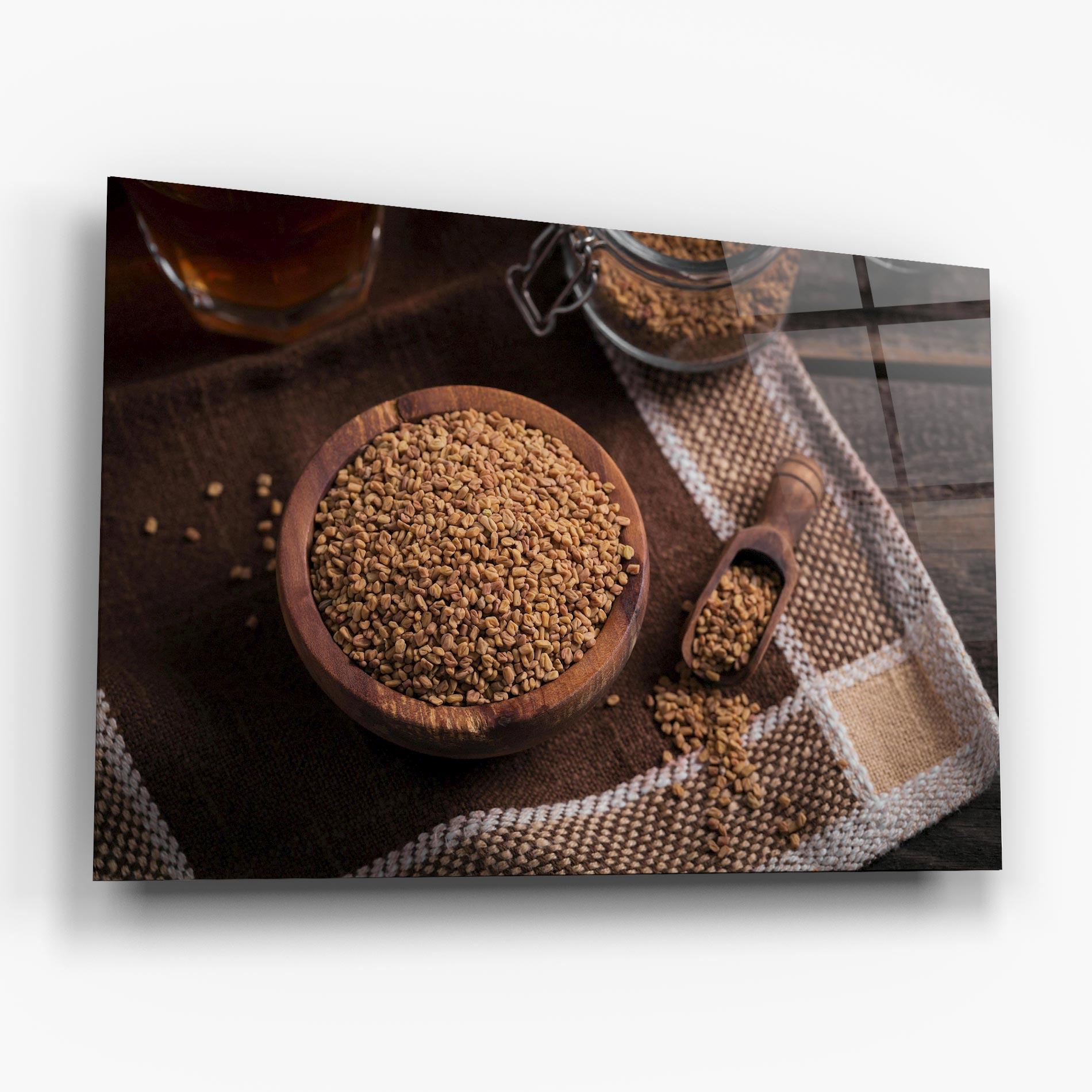 Üvegkép Dry Seeds mockup 6