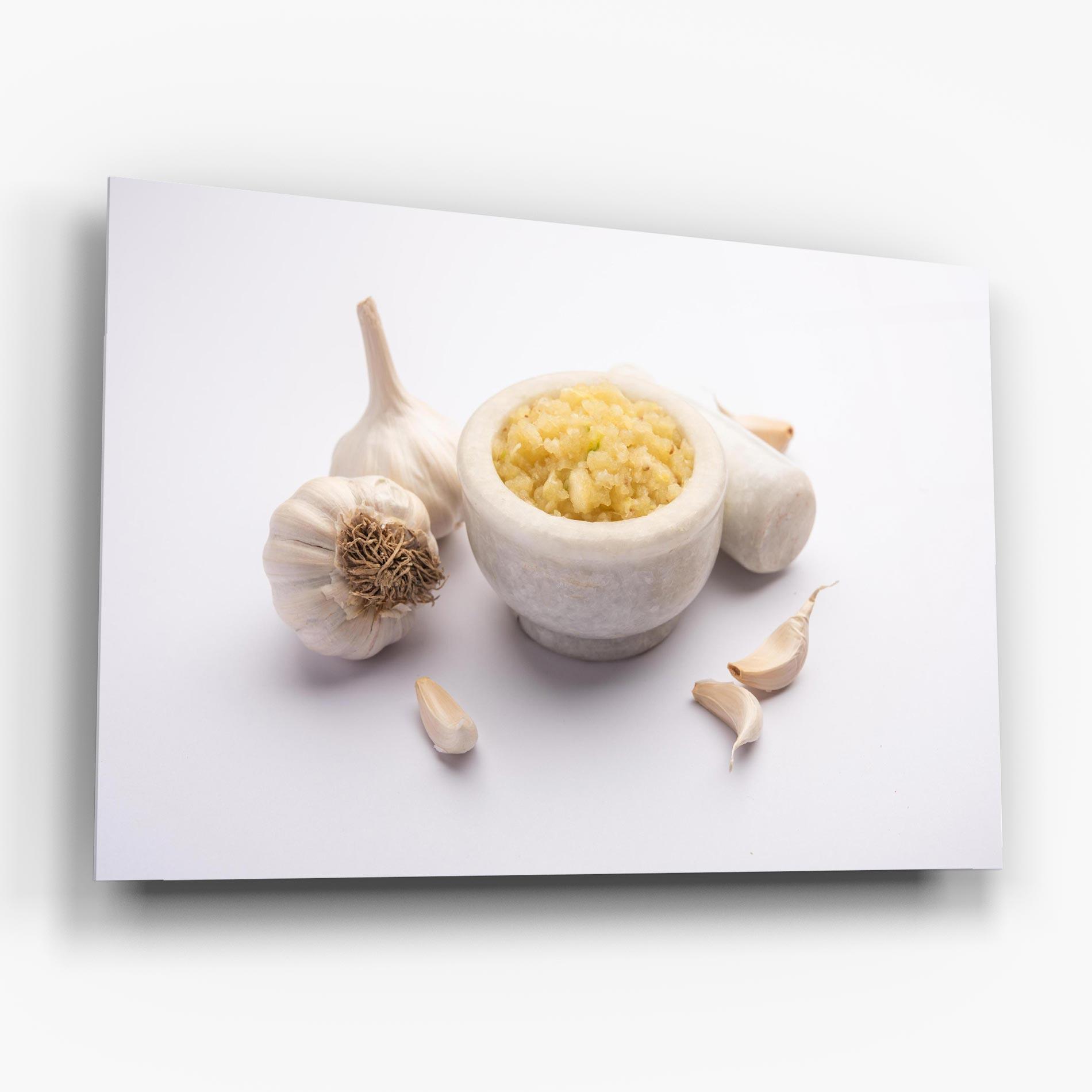 Üvegkép Garlic Paste mockup 6