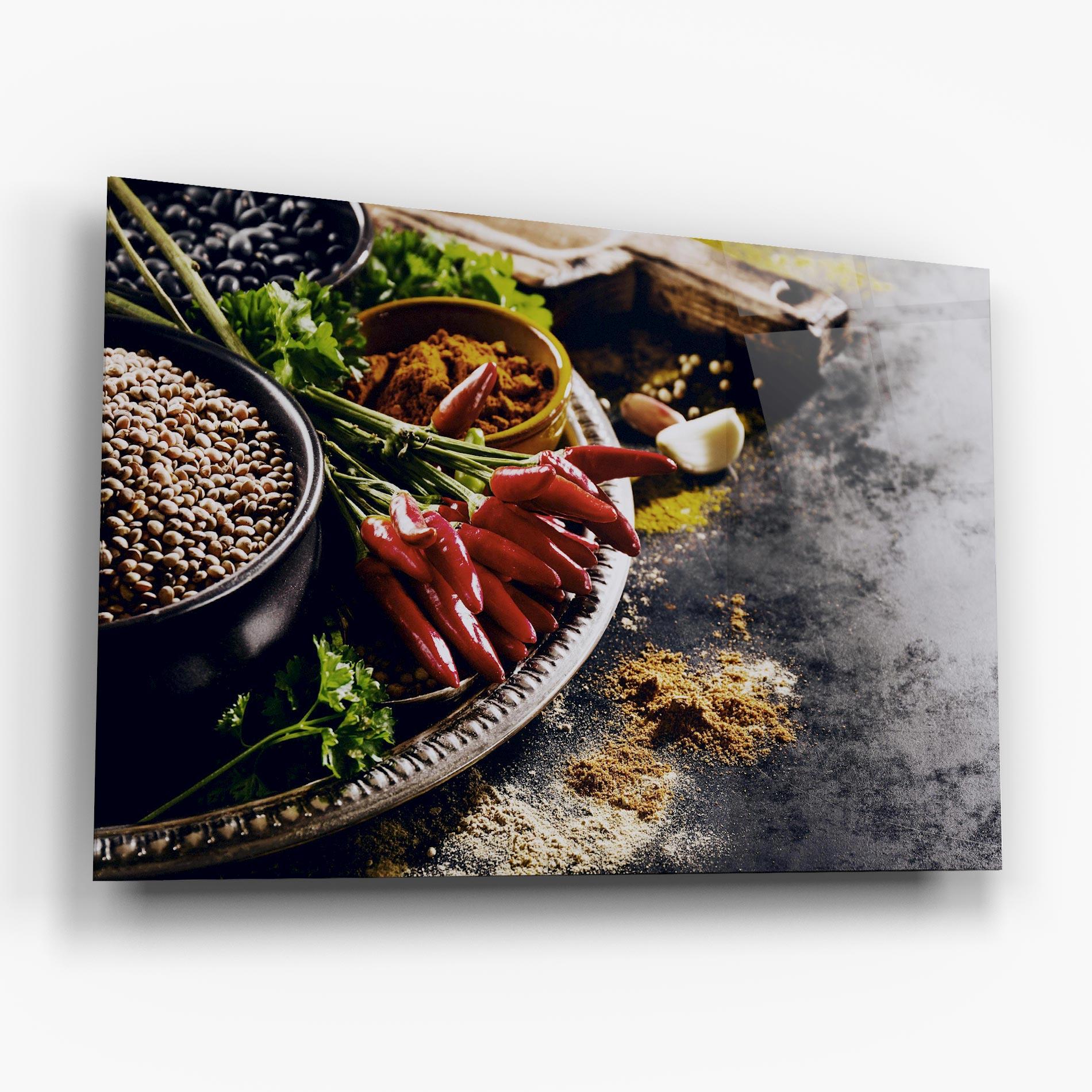 Üvegkép Grocery Spices mockup 6
