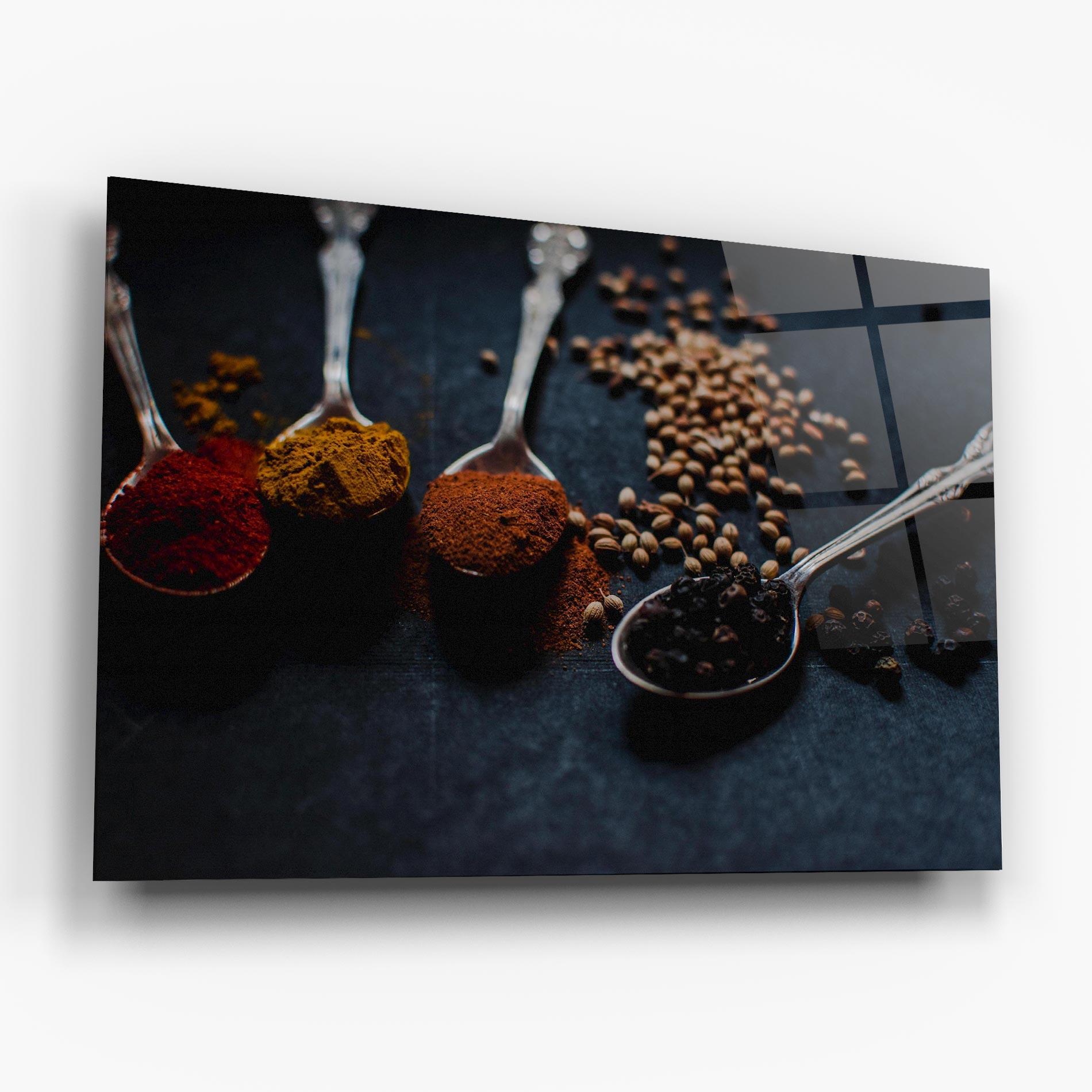 Üvegkép Spices Spoon mockup 6