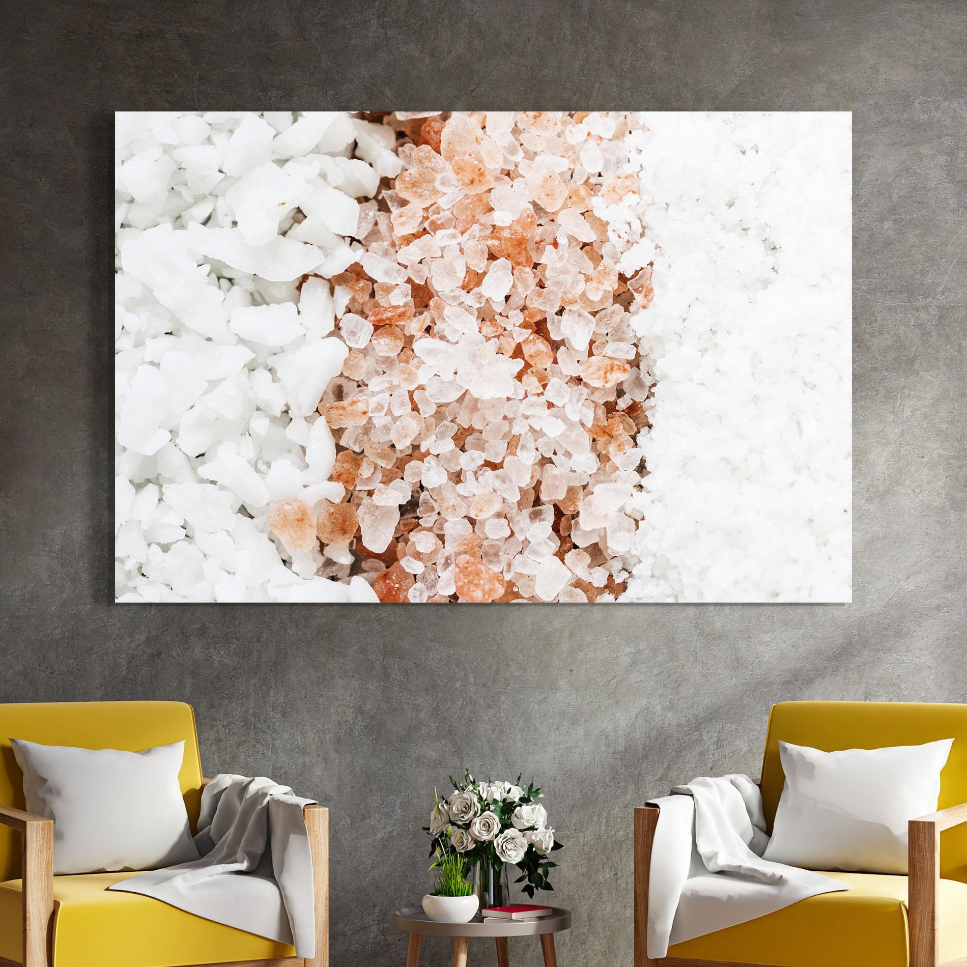 Üvegkép Closeup Mixed Salt mockup 4