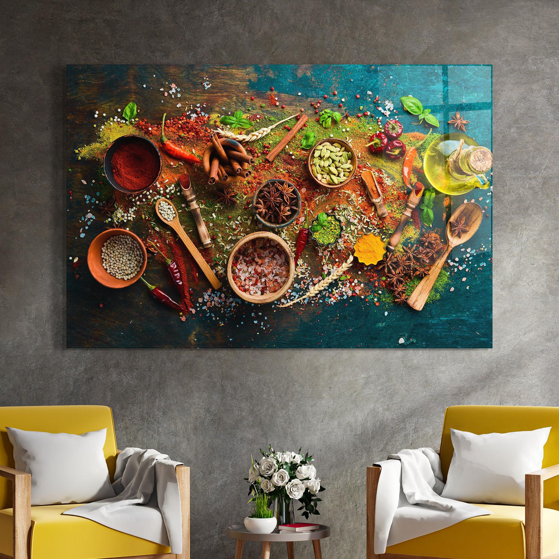 Üvegkép Seasonings Mix mockup 4
