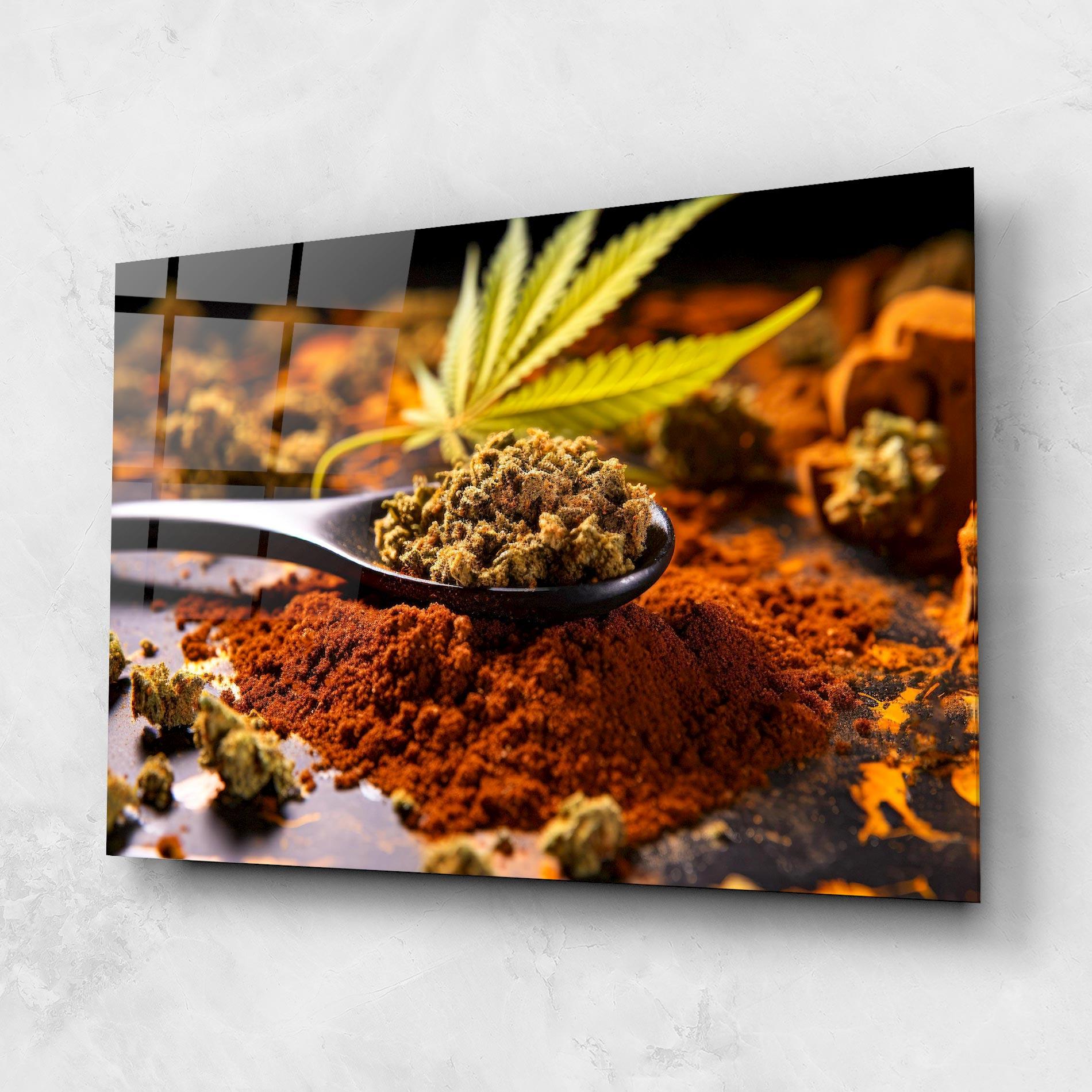 Üvegkép Cannabis Seasoning mockup 1