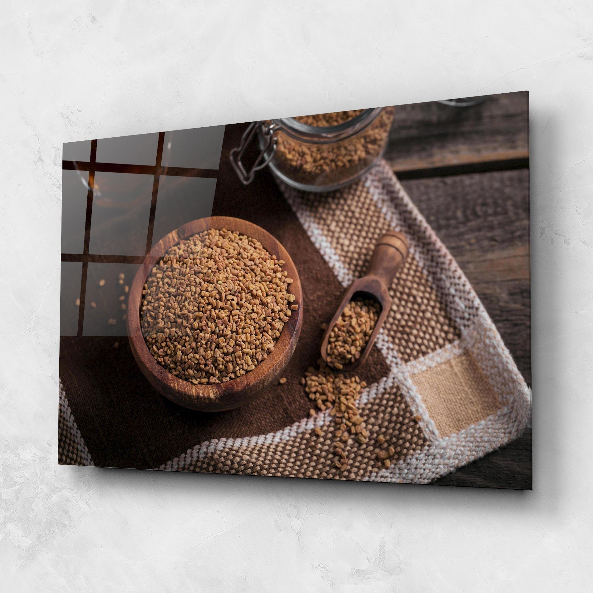 Üvegkép Dry Seeds mockup 1