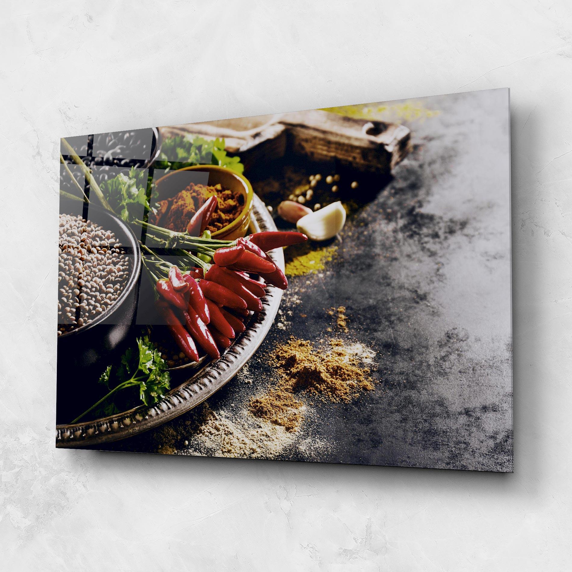 Üvegkép Grocery Spices mockup 1