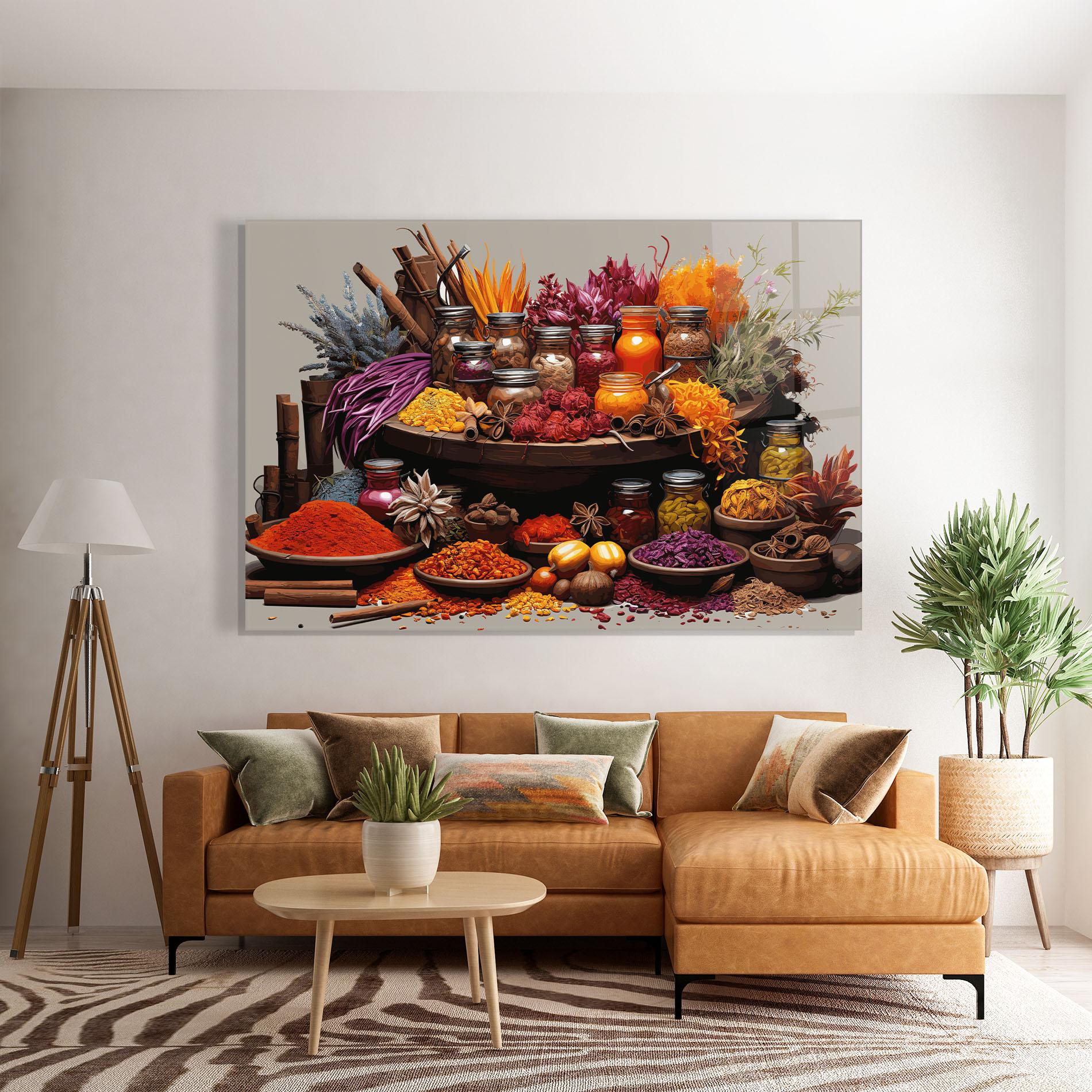 Üvegkép Autumn Seasoning mockup 7