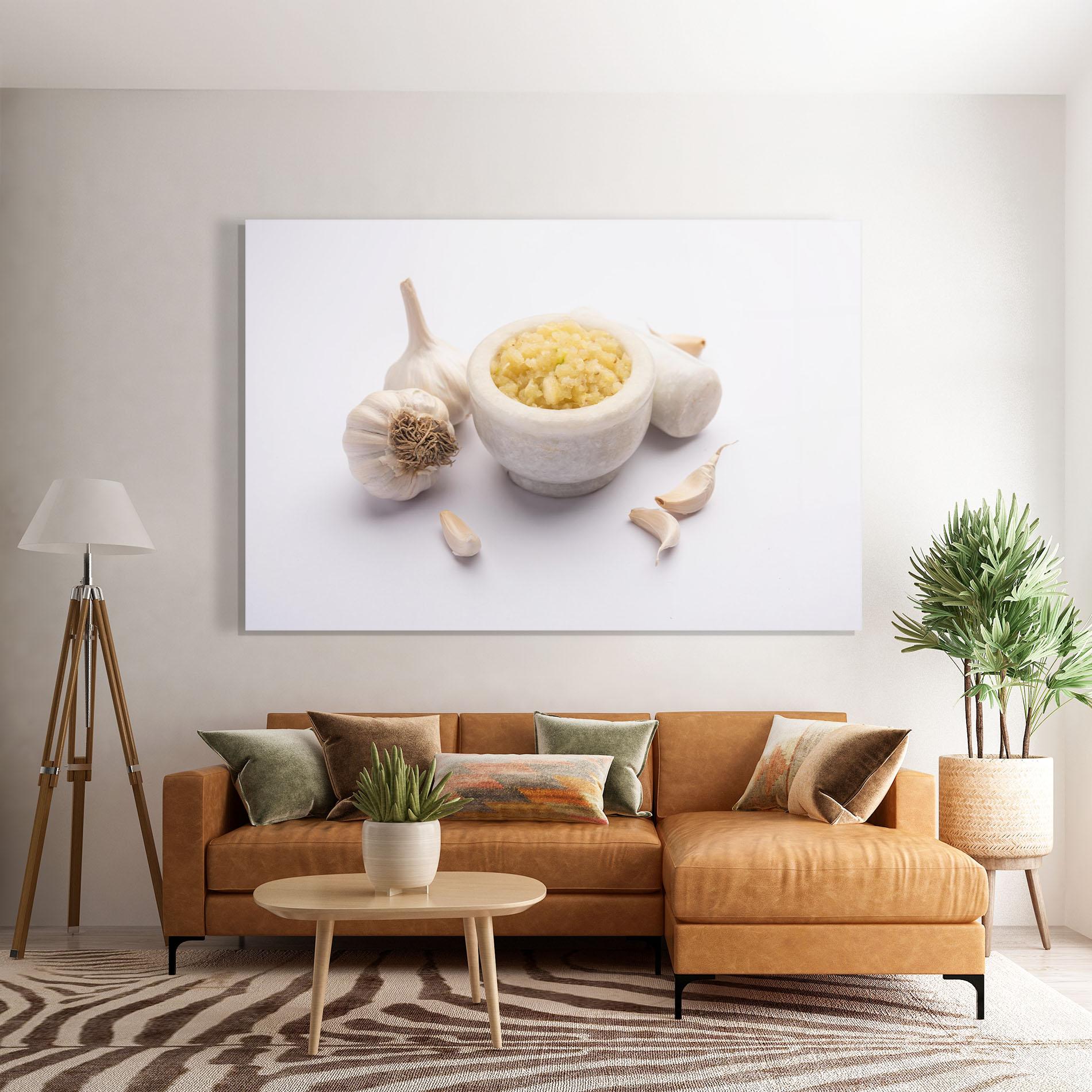 Üvegkép Garlic Paste mockup 7