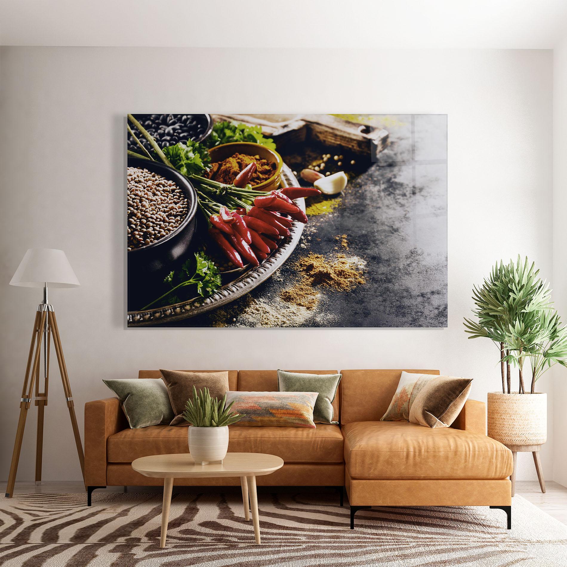 Üvegkép Grocery Spices mockup 7