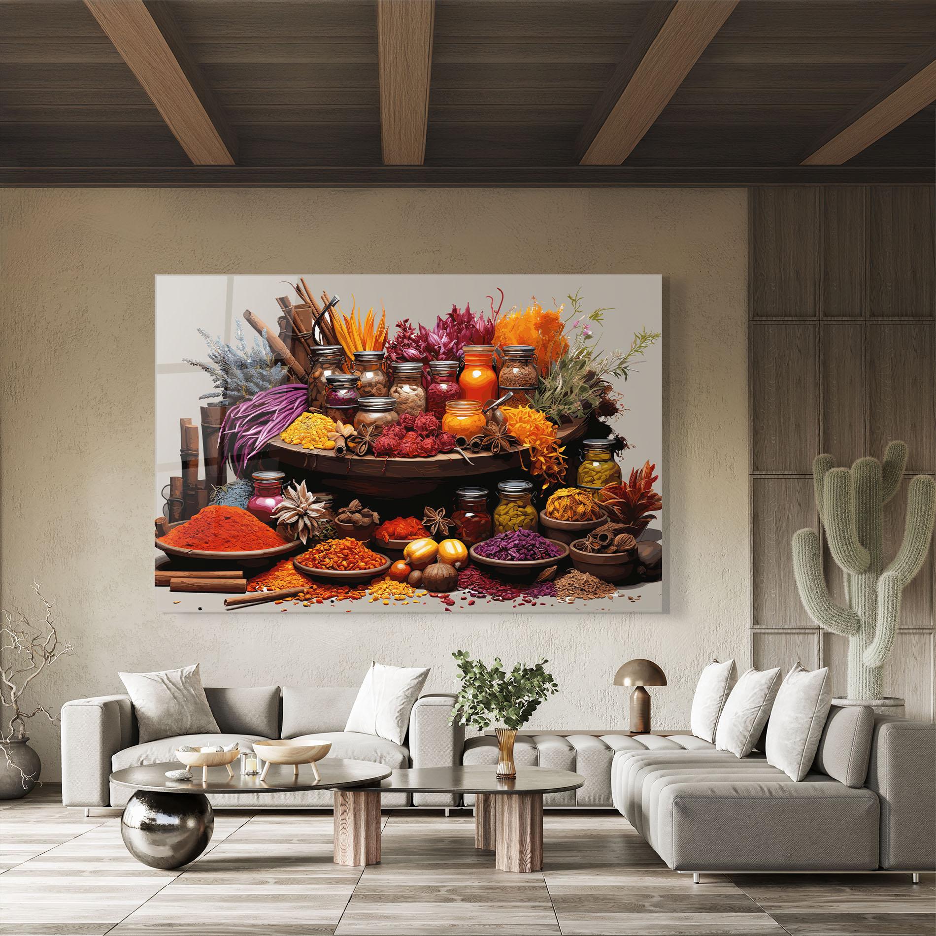 Üvegkép Autumn Seasoning mockup 8