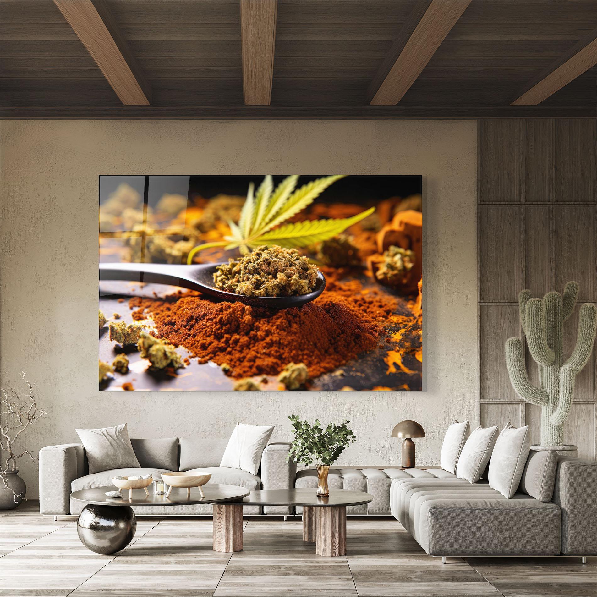 Üvegkép Cannabis Seasoning mockup 8