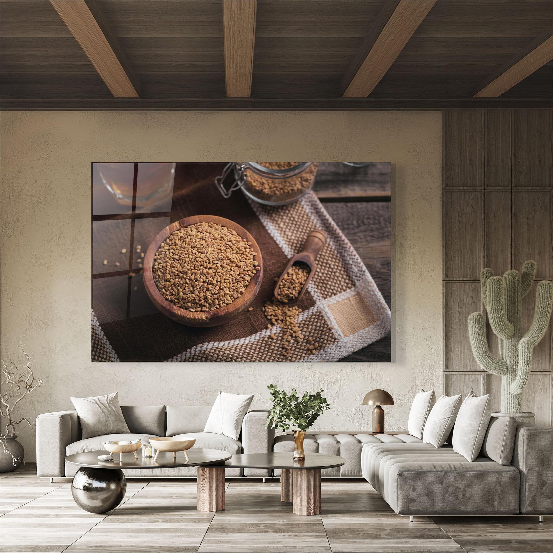 Üvegkép Dry Seeds mockup 8