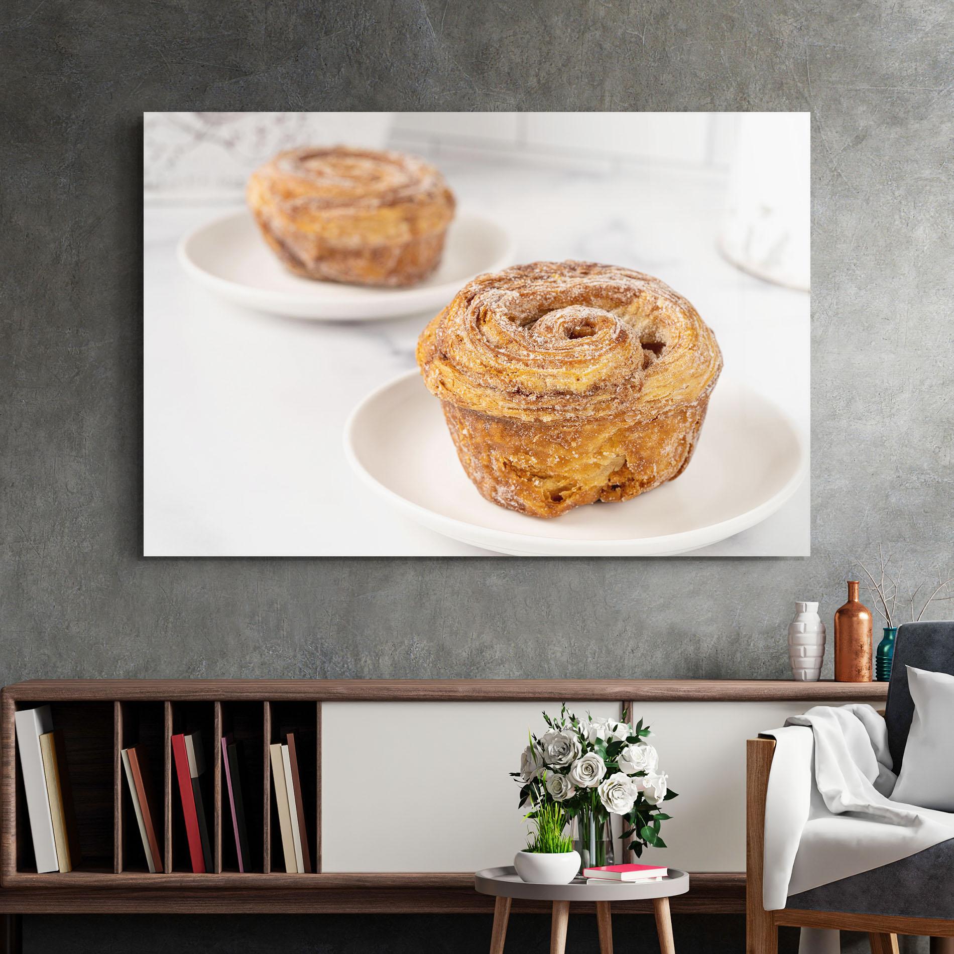 Üvegkép Cinnamon Roll mockup 2