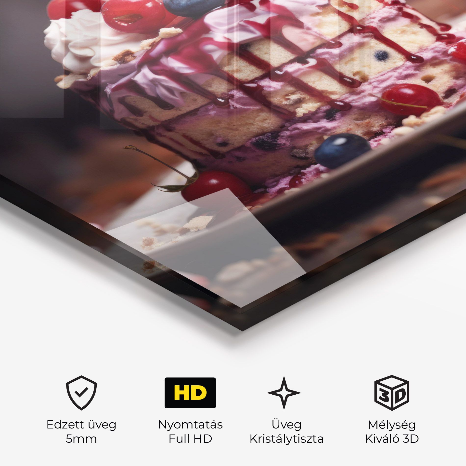 Berries Dessert mockup 3