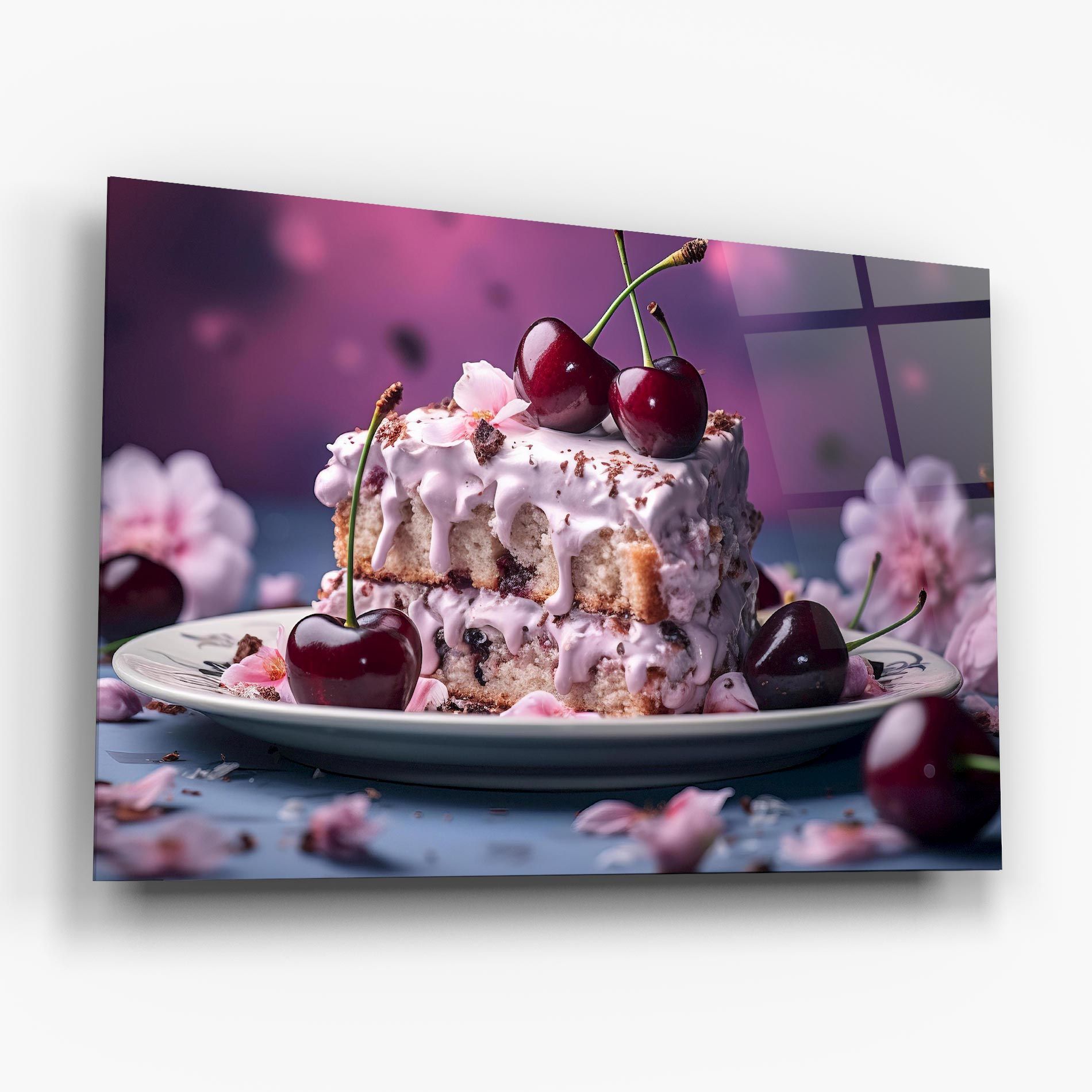Cherries Plate mockup 6