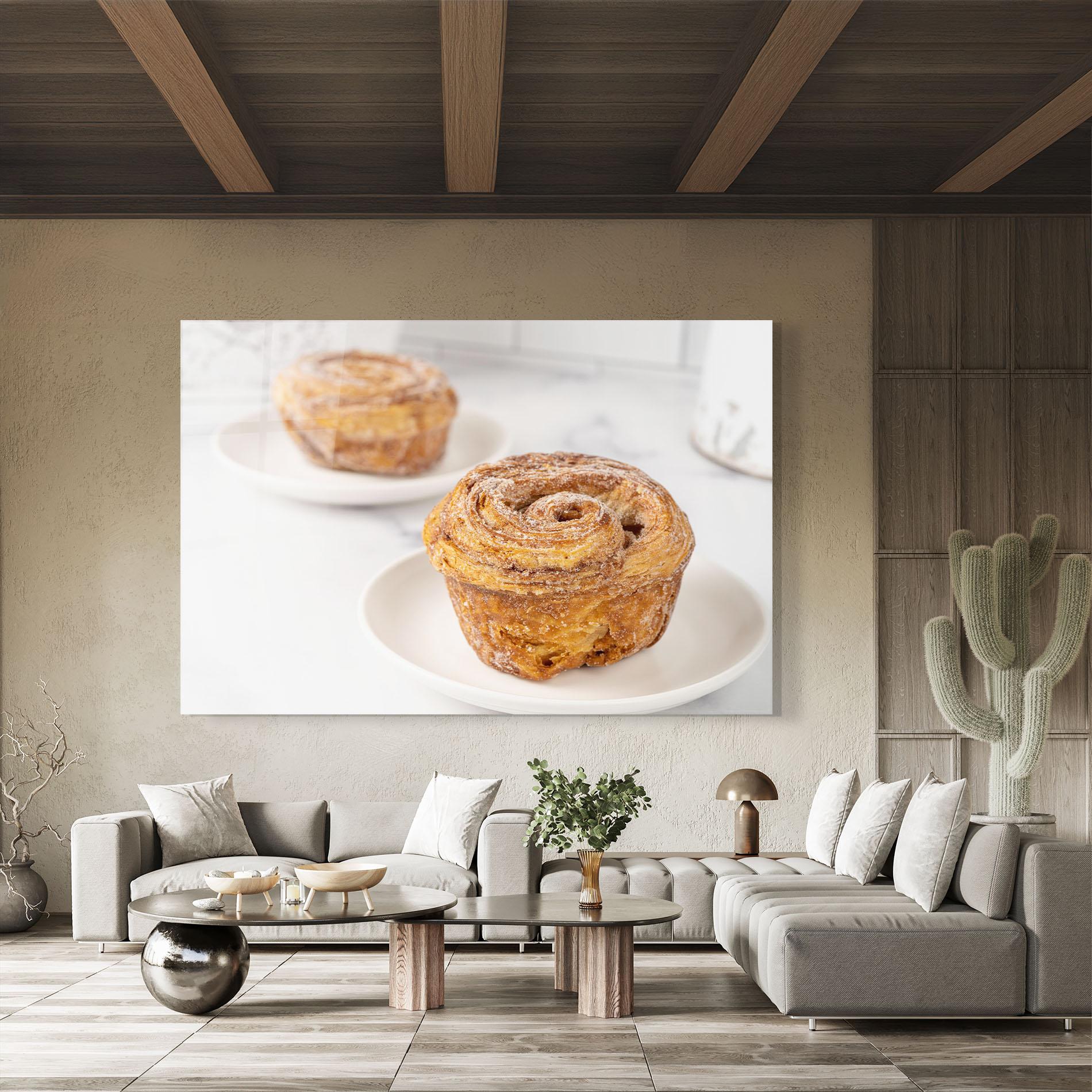 Üvegkép Cinnamon Roll mockup 8