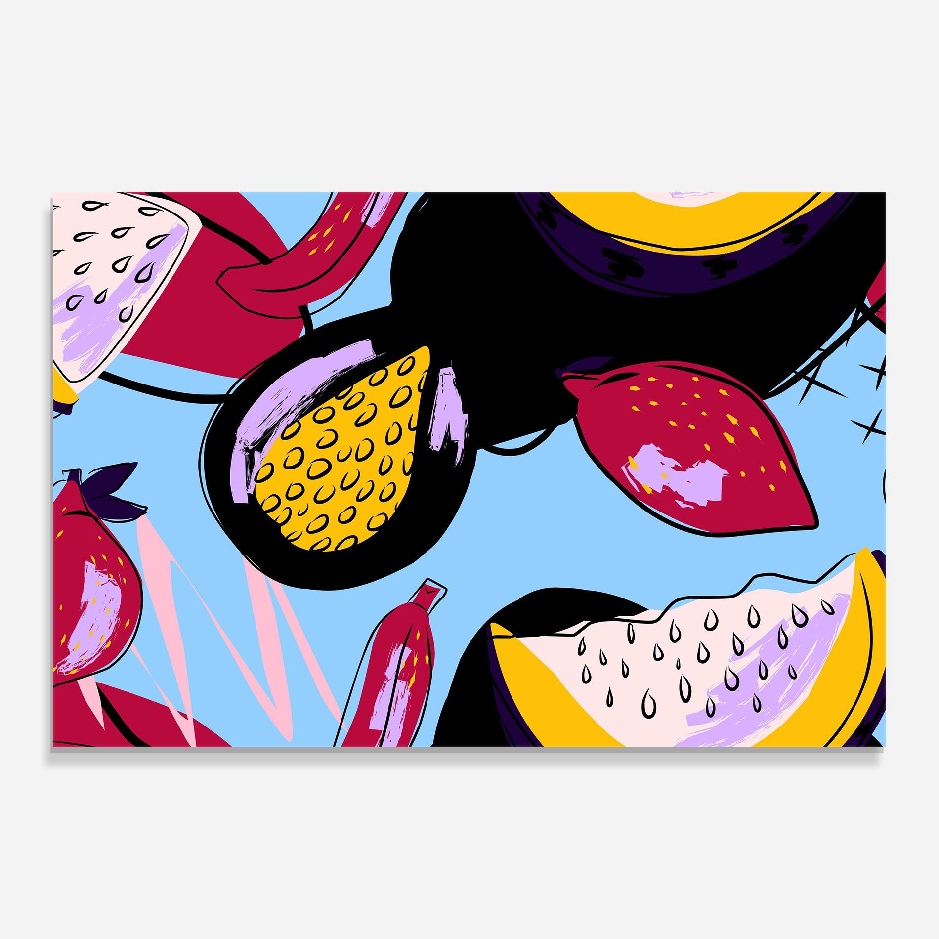 Colorful Fruits mockup 0