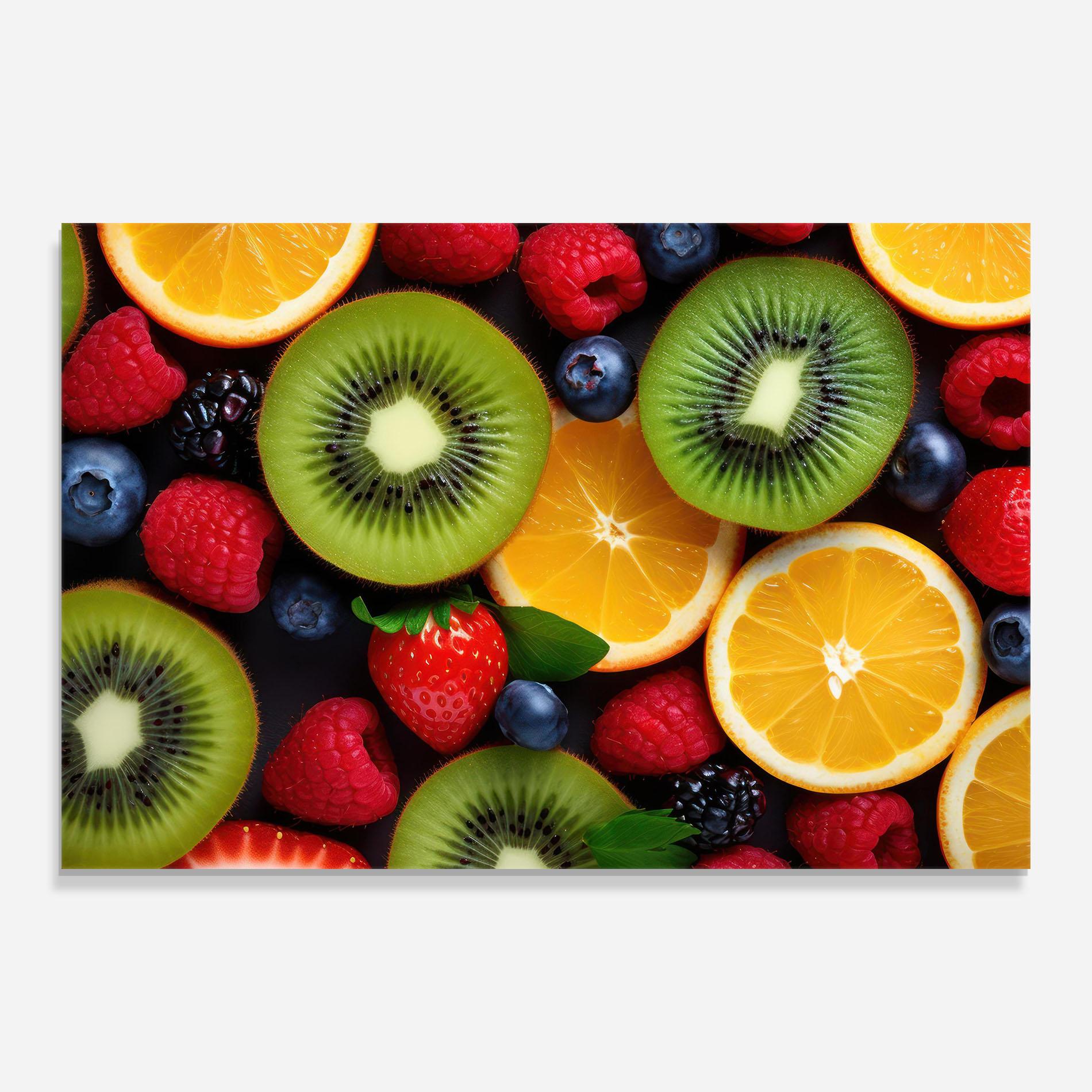 Üvegkép Kiwi Fruit Mix mockup 0
