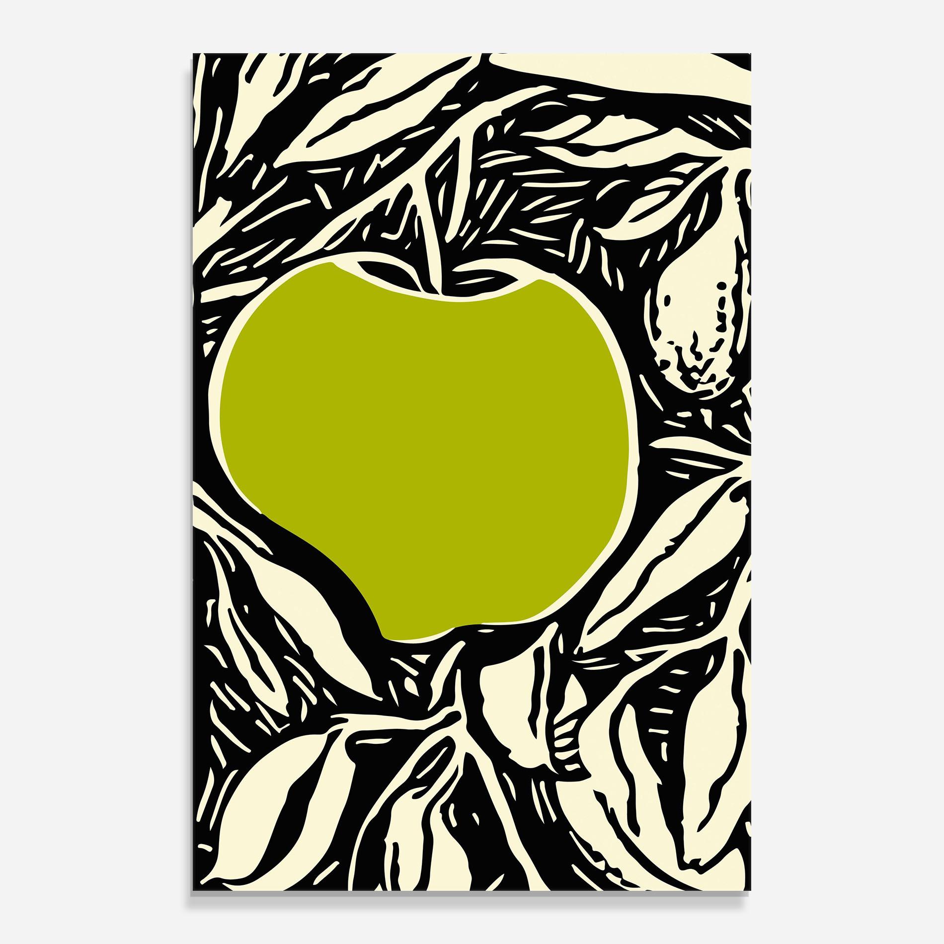 Üvegkép Green Apple mockup 0