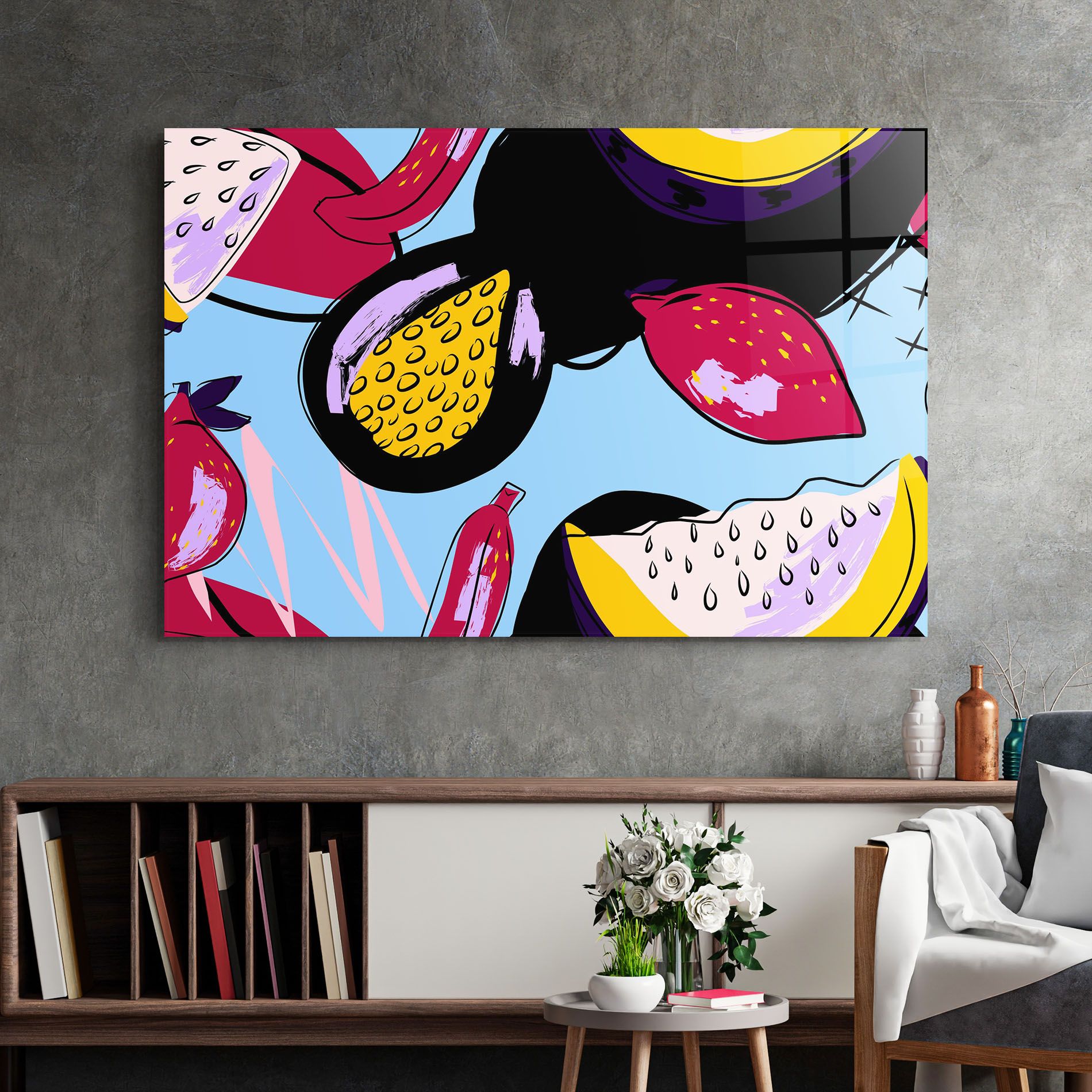 Colorful Fruits mockup 2