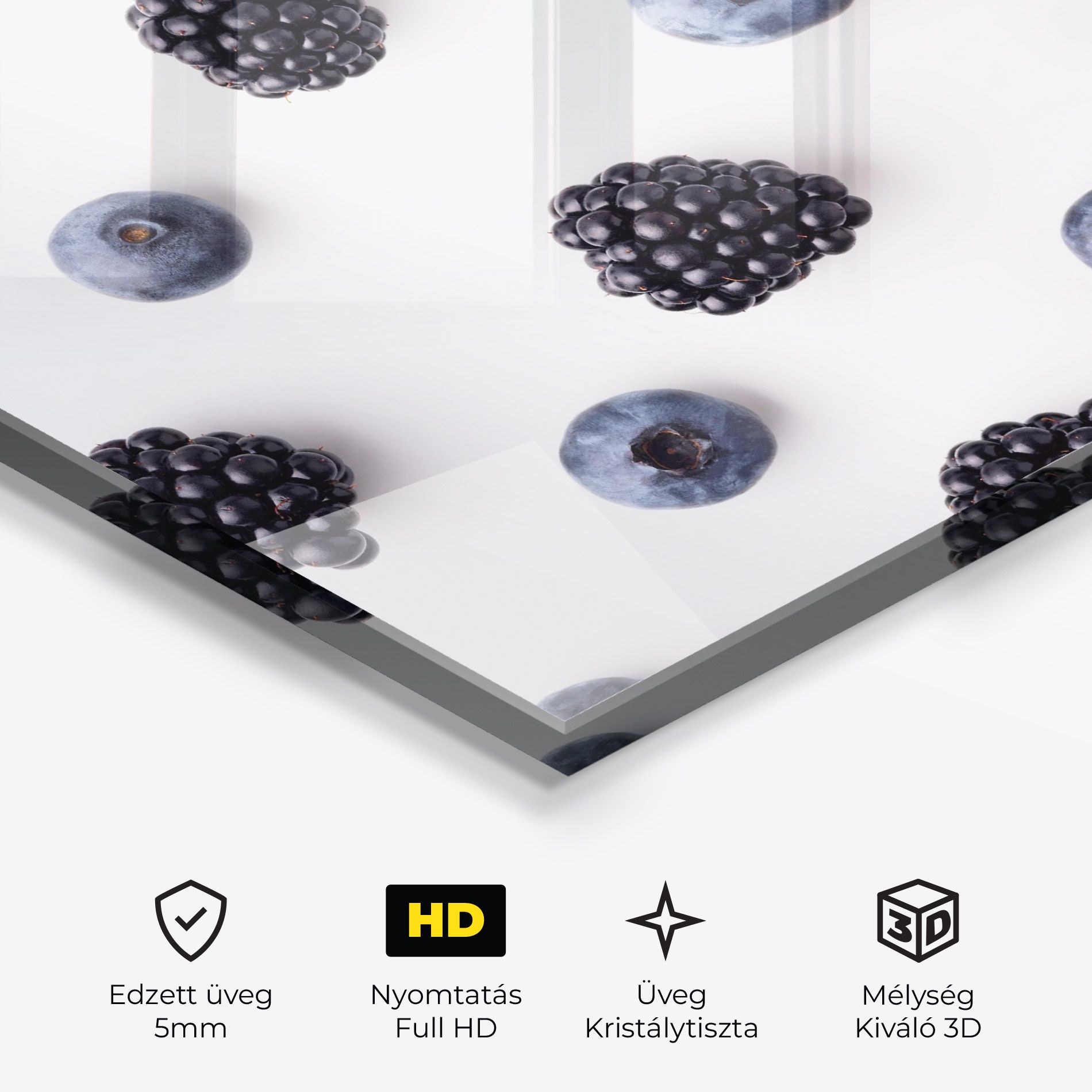 Blackberries And Blueberries mockup 3