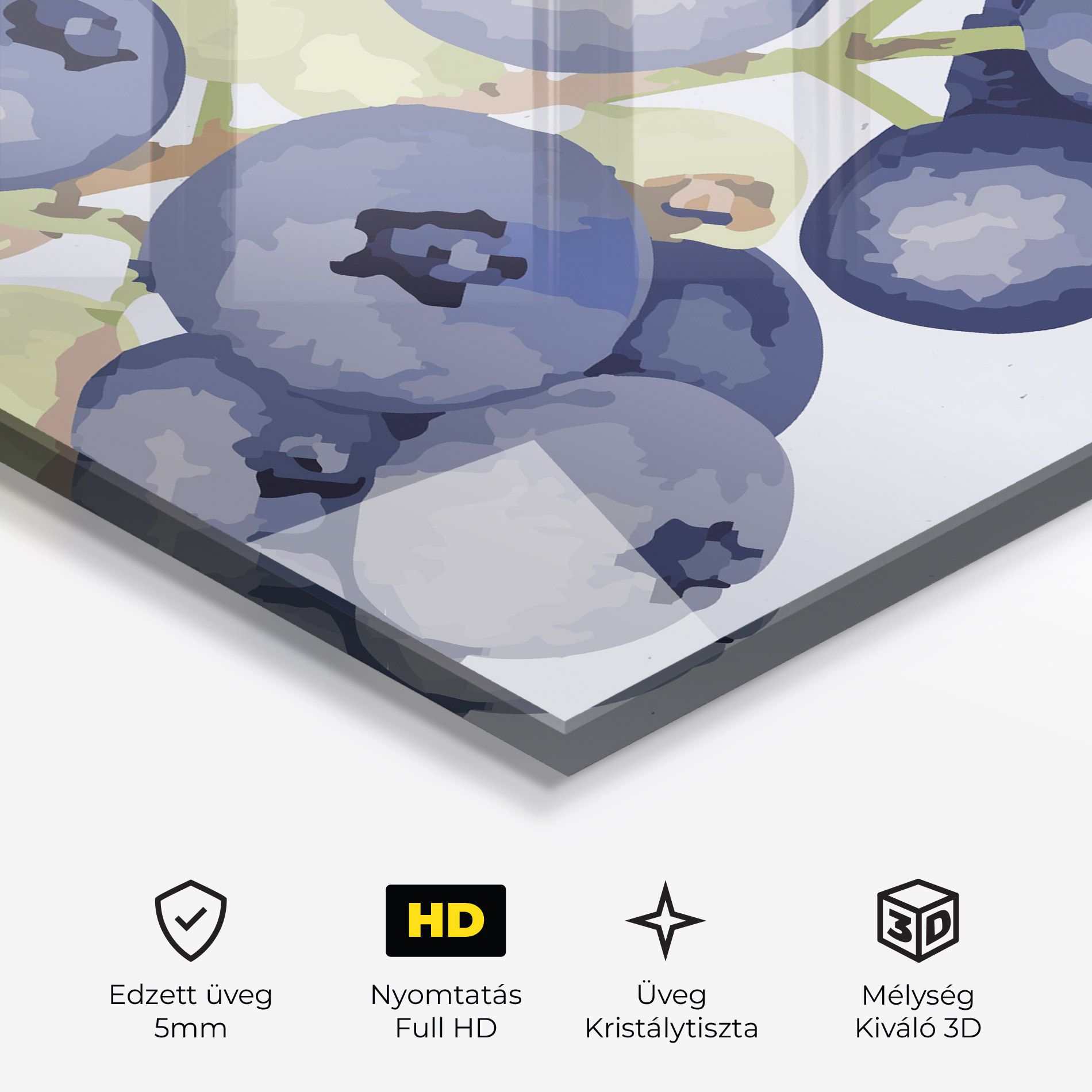 Blueberries Art mockup 3