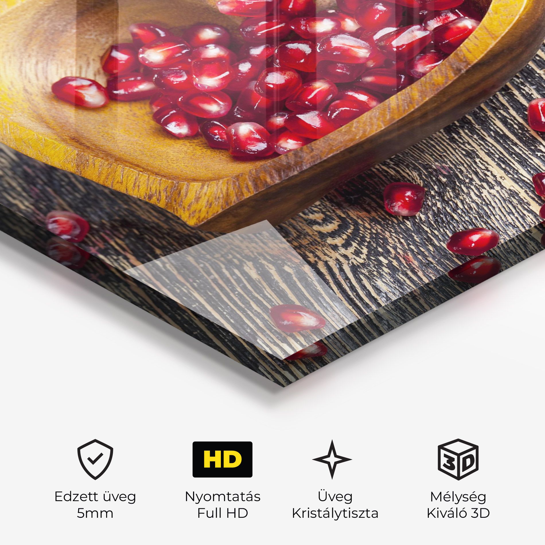 Heart Pomegranate Seeds mockup 3
