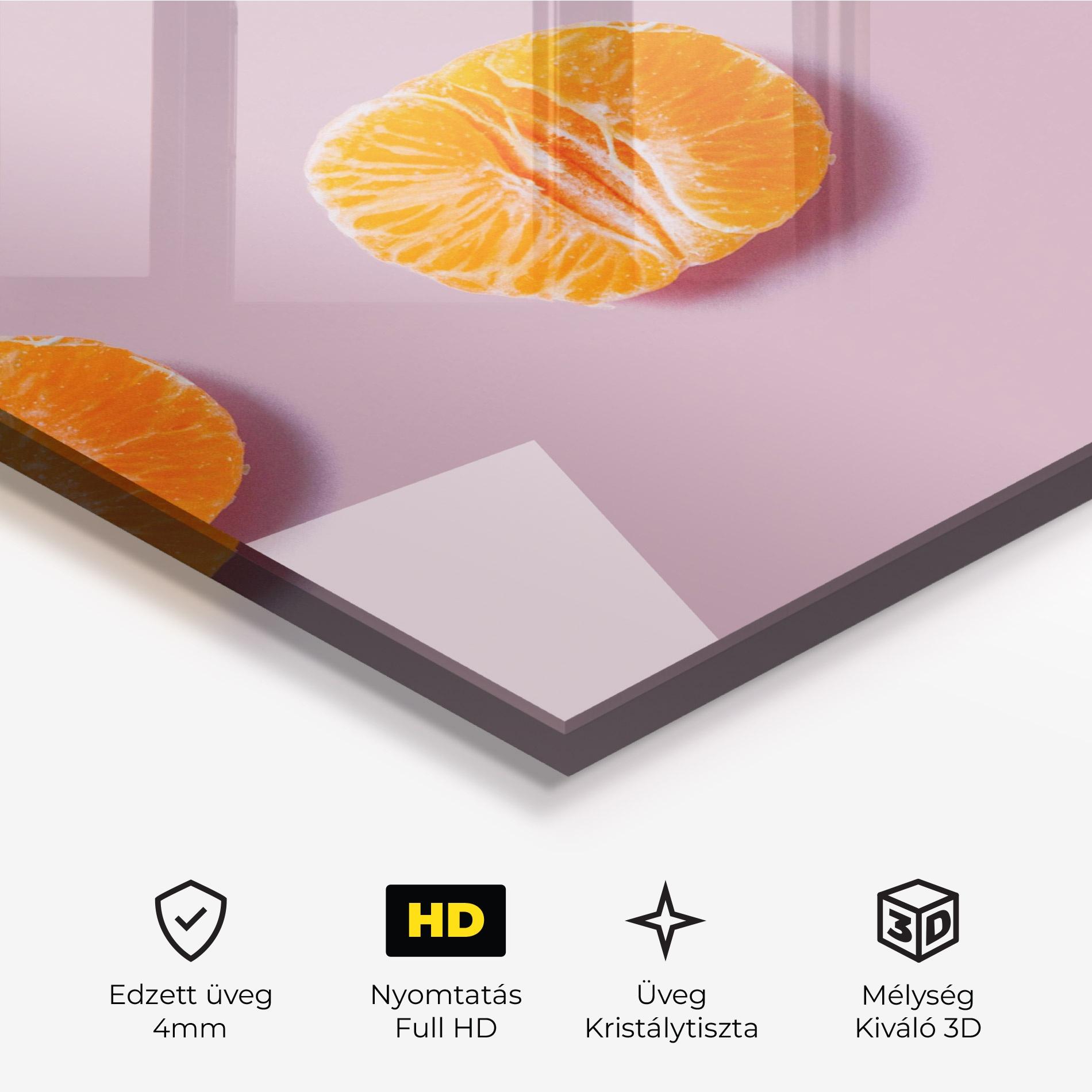 Üvegkép Mandarin mockup 3