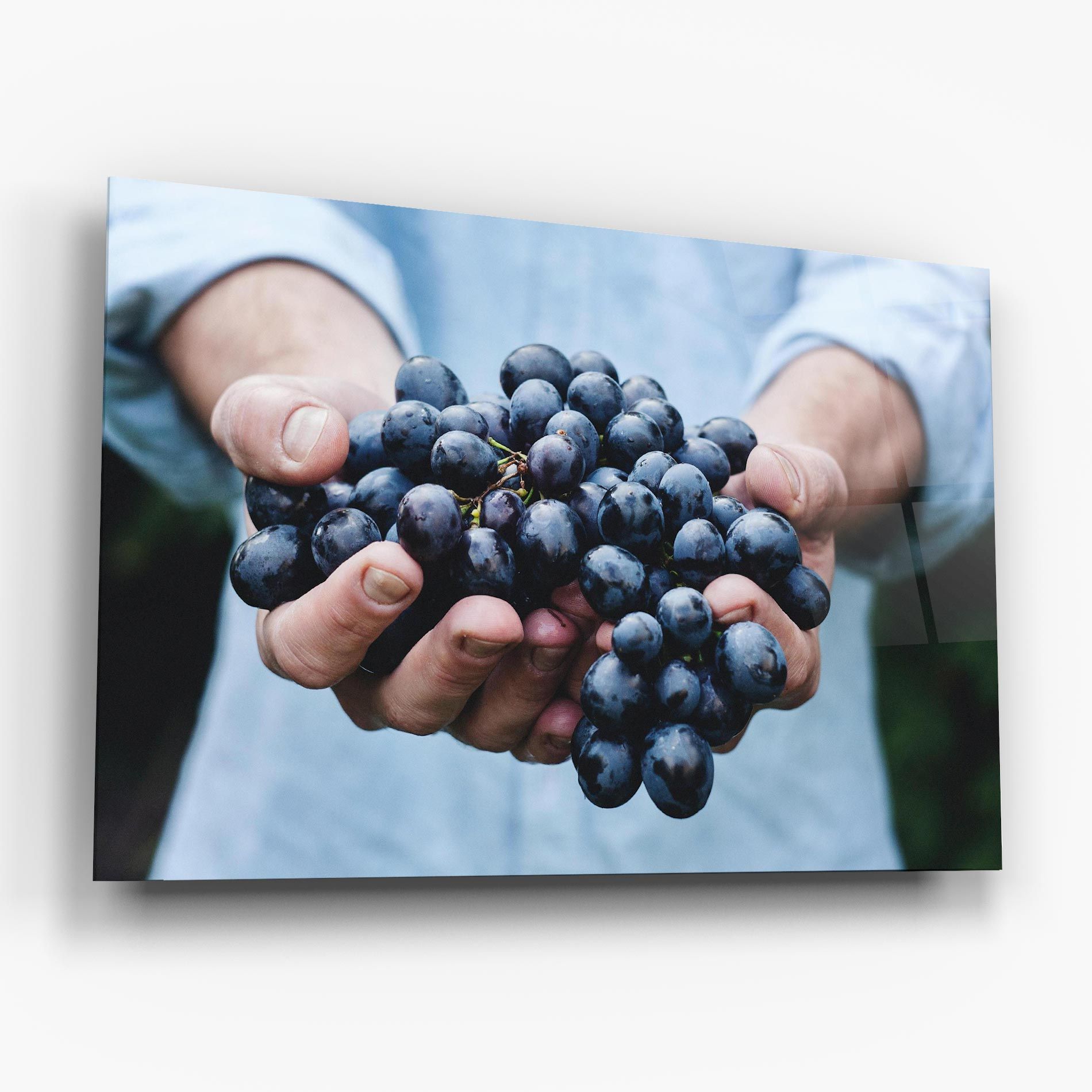 Holding Grapes mockup 6