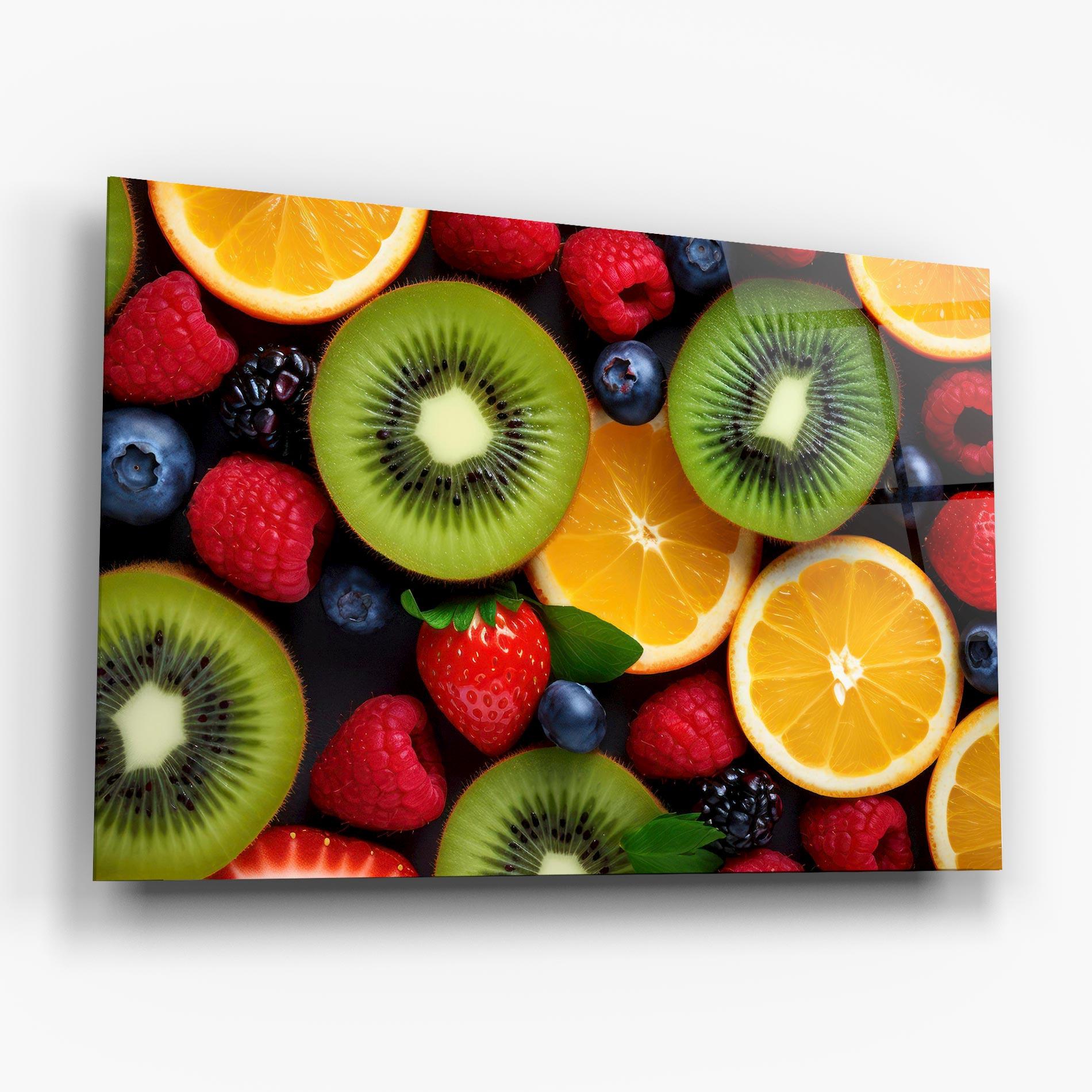 Üvegkép Kiwi Fruit Mix mockup 6