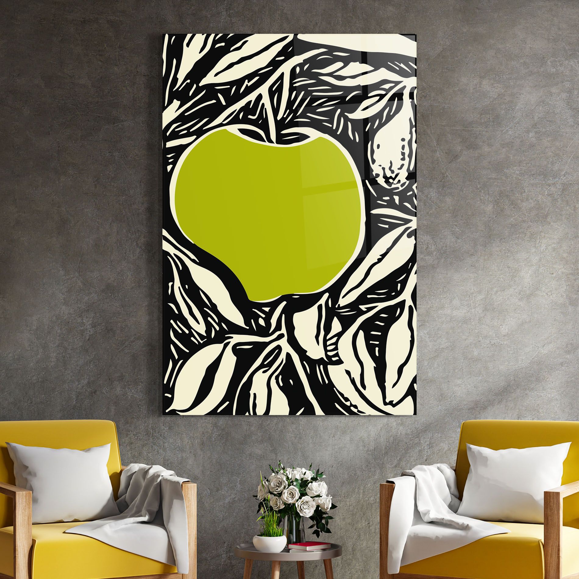 Green Apple mockup 4