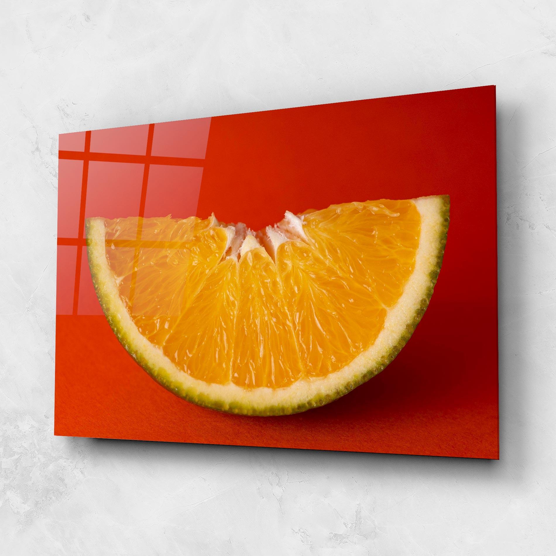 Üvegkép Green Orange mockup 1