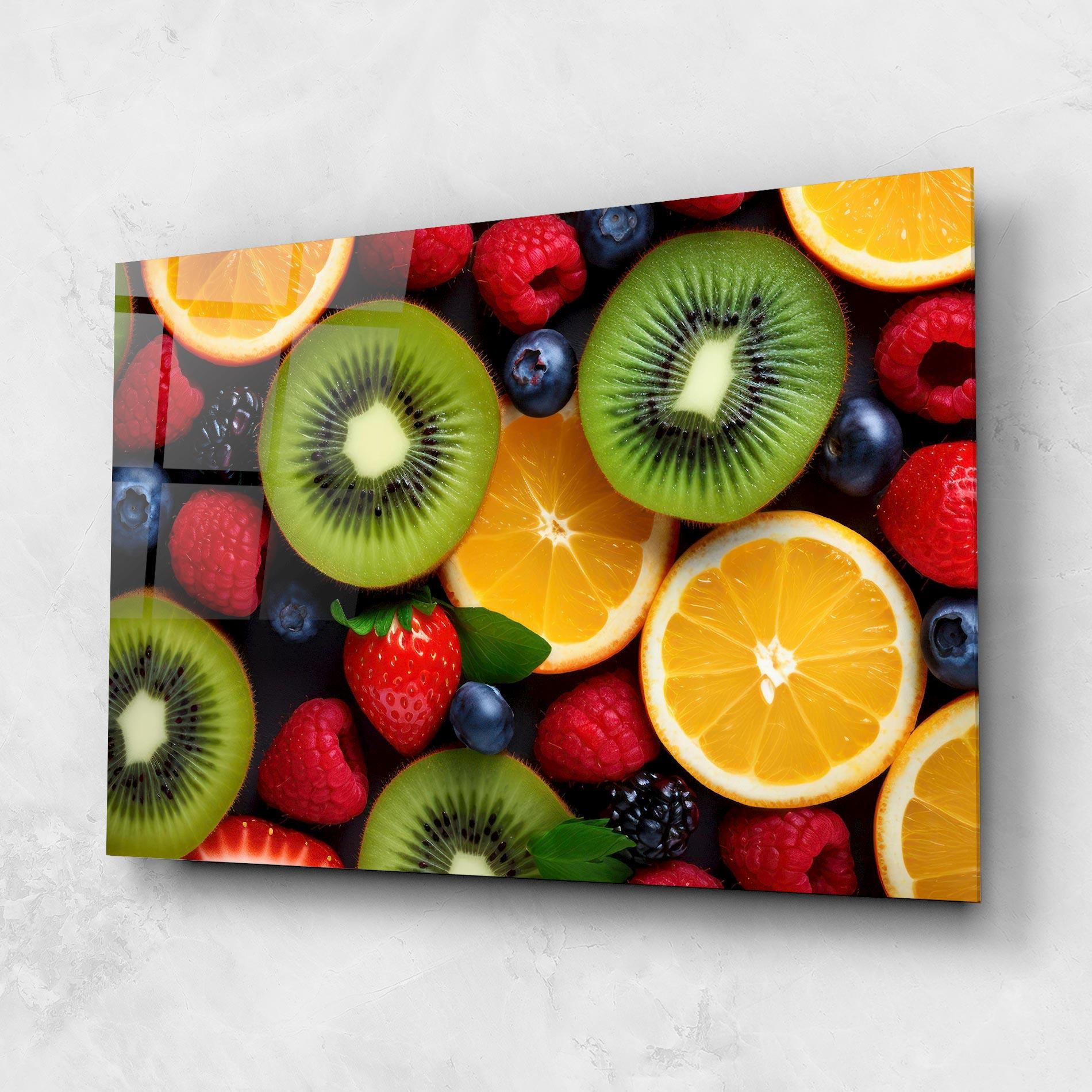 Üvegkép Kiwi Fruit Mix mockup 1