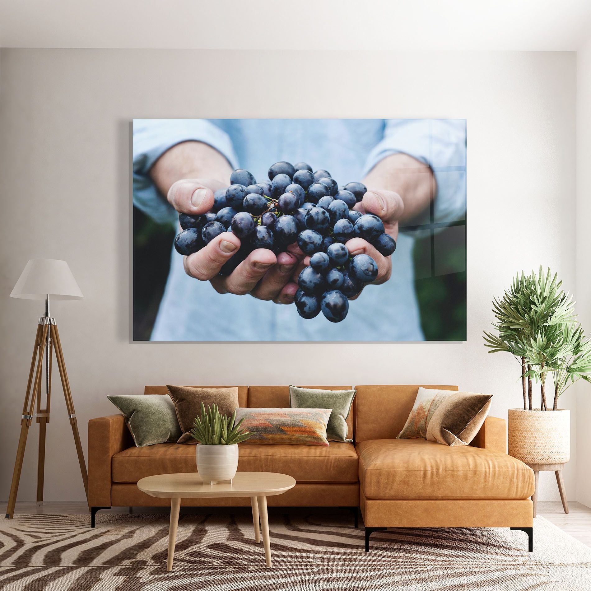 Holding Grapes mockup 7