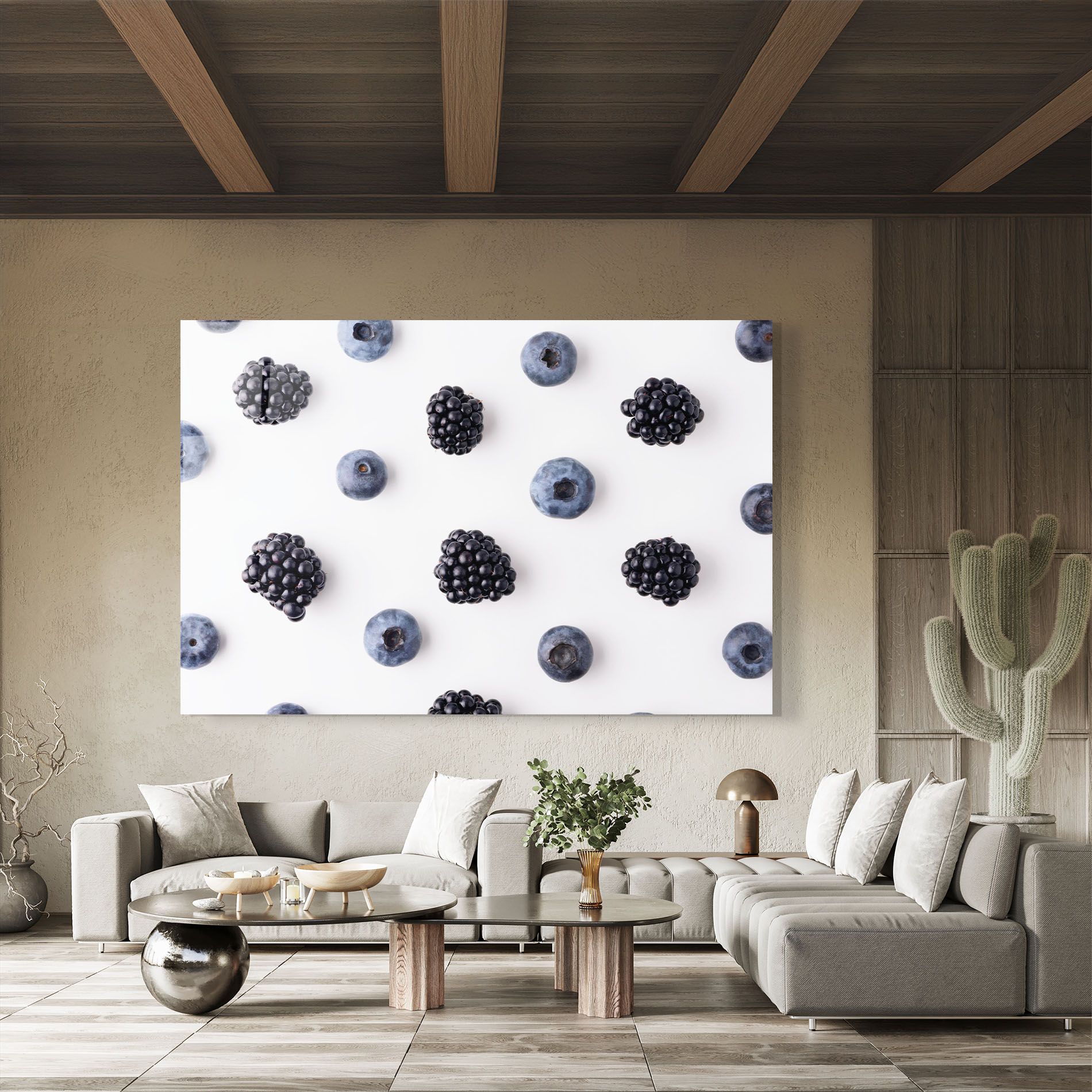 Blackberries And Blueberries mockup 8