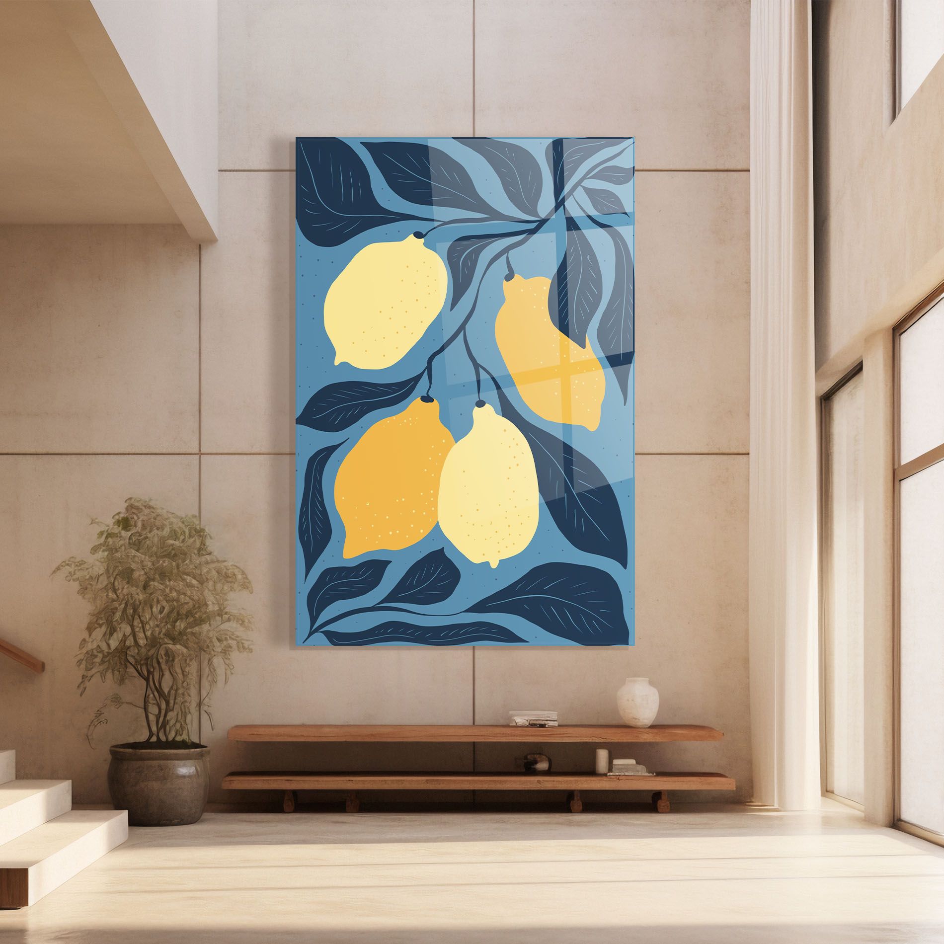 Lemon On Blue mockup 8