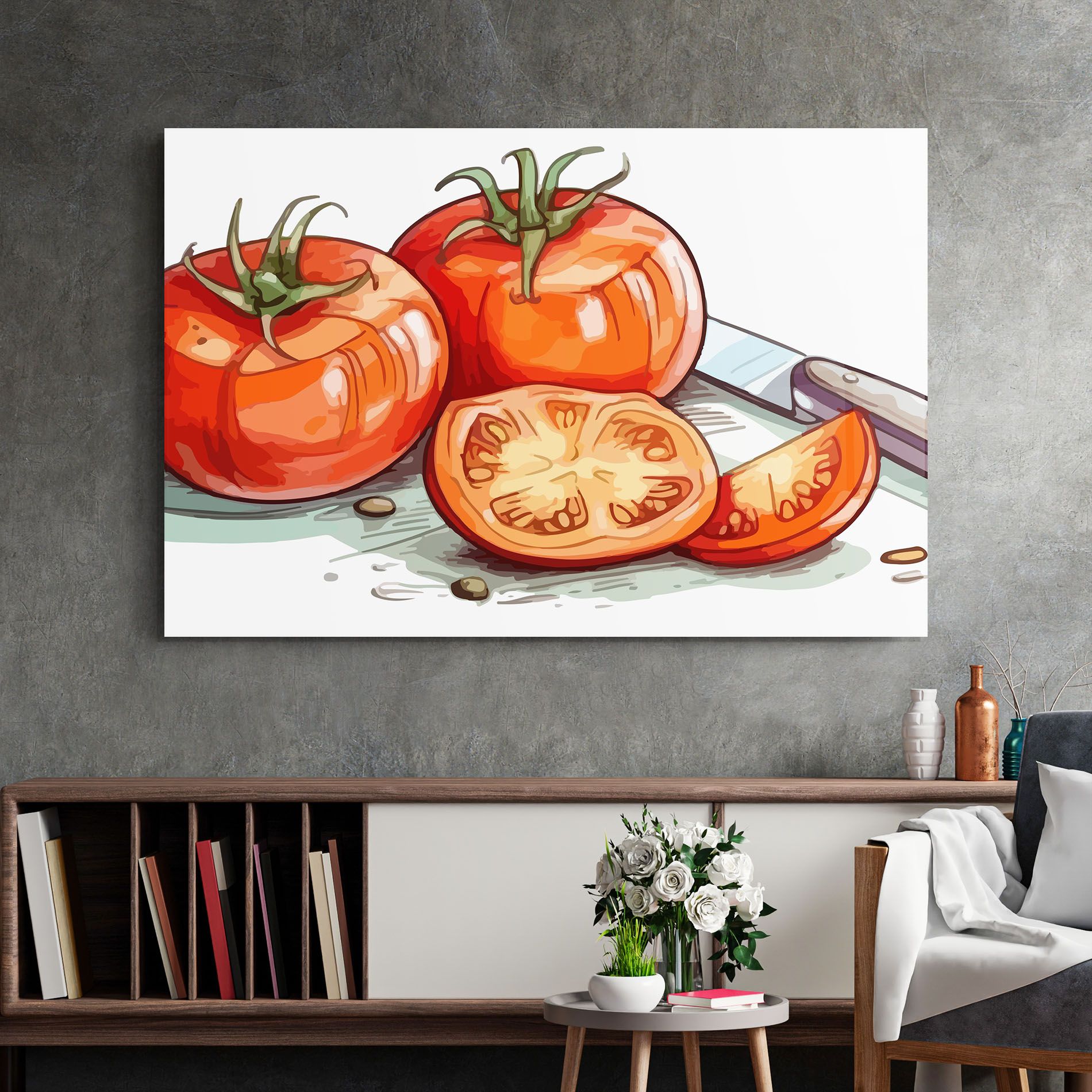 Drawing Tomato Art mockup 2