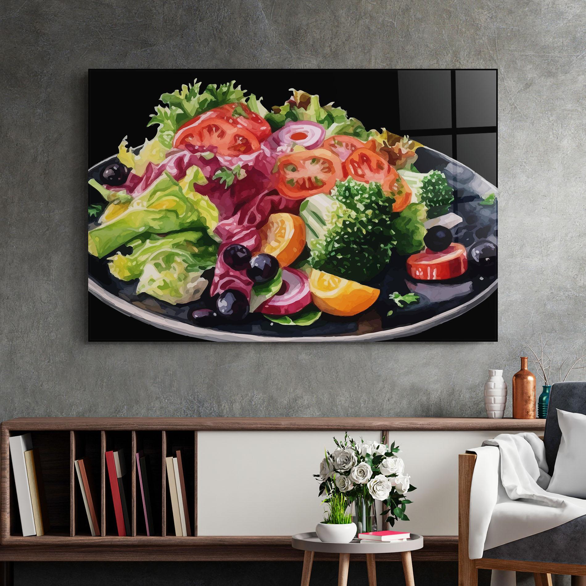 Üvegkép Healthy Tomato Food mockup 2